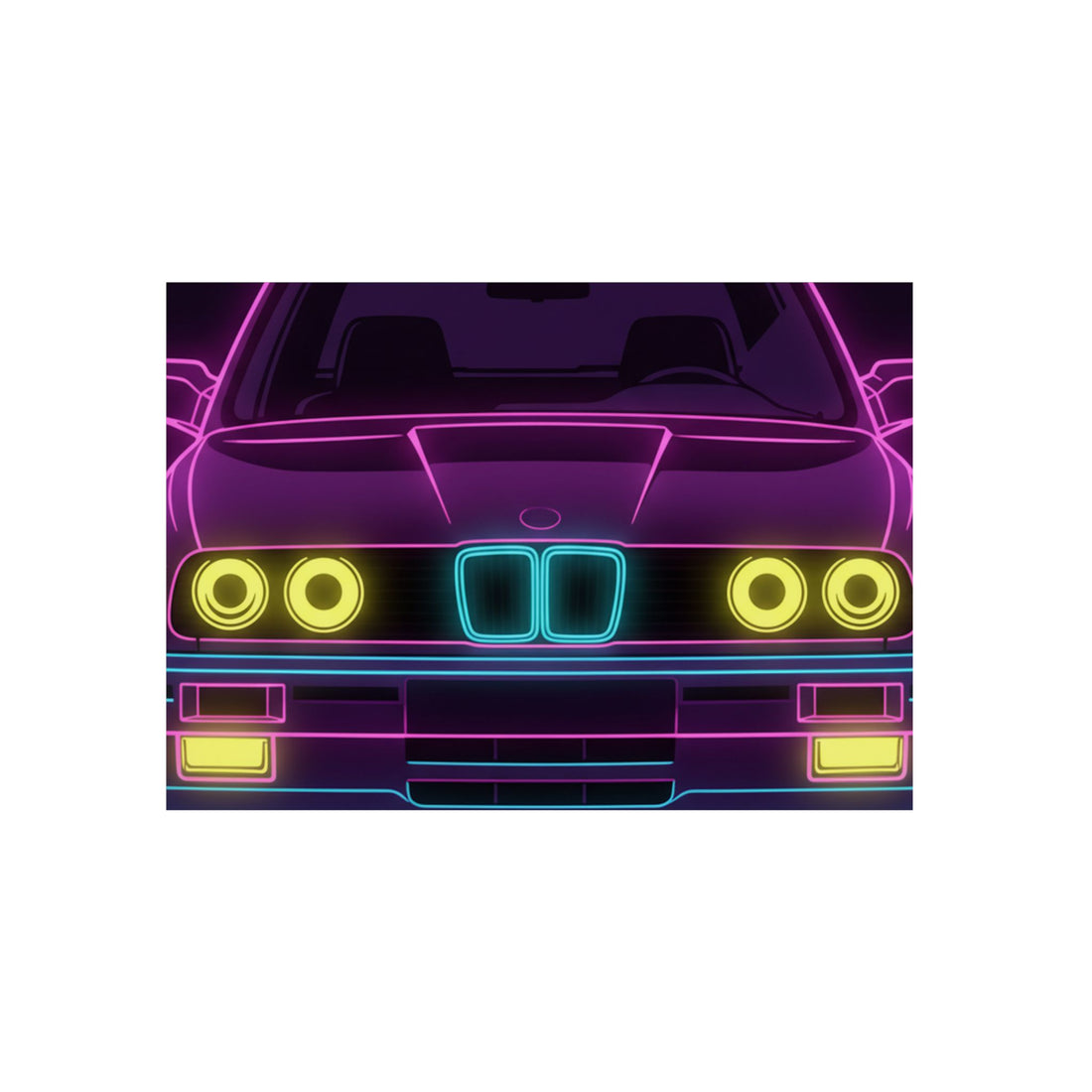 BMW E30 Metal Wall Sign