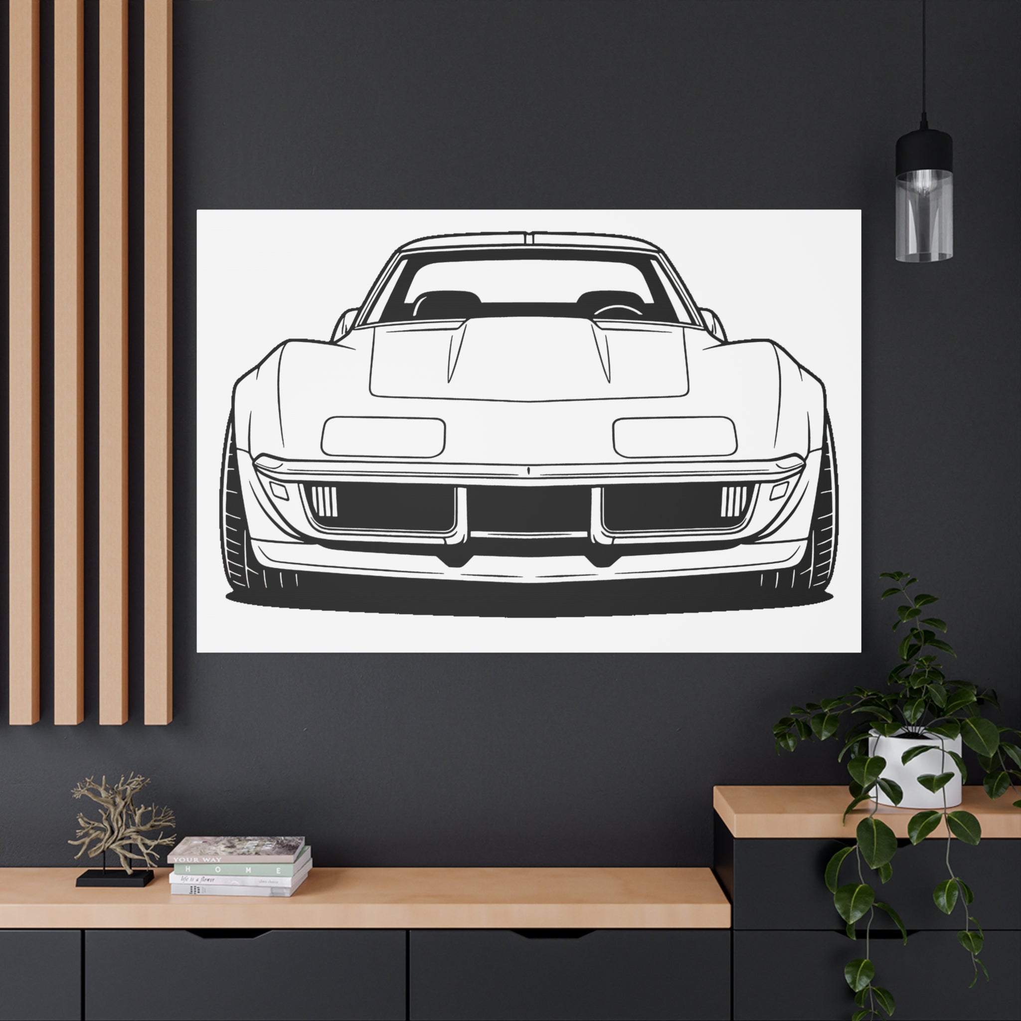 1969 Corvette Stingray C3 Canvas Wall Art