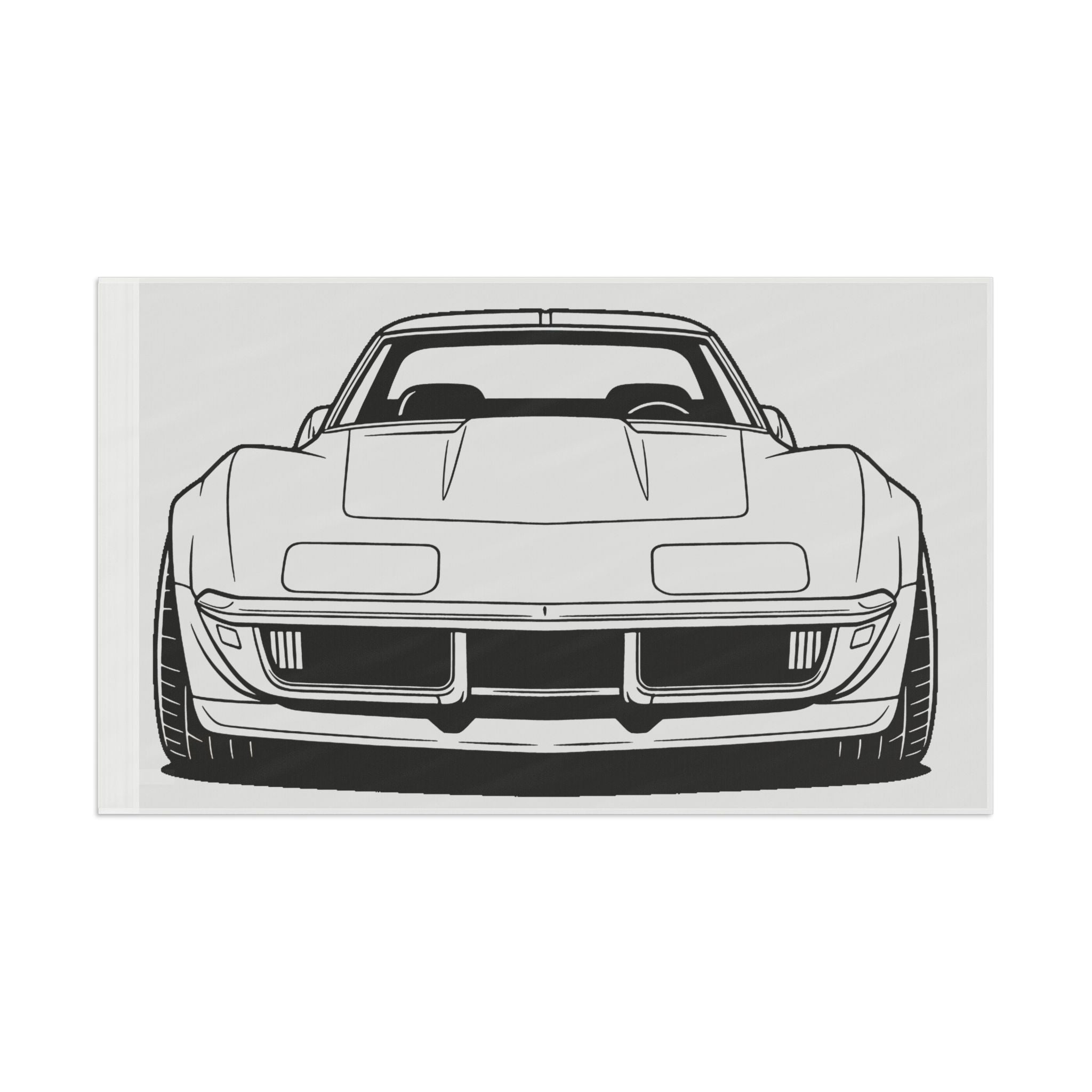 1969 Corvette Stingray C3 Garage Flag