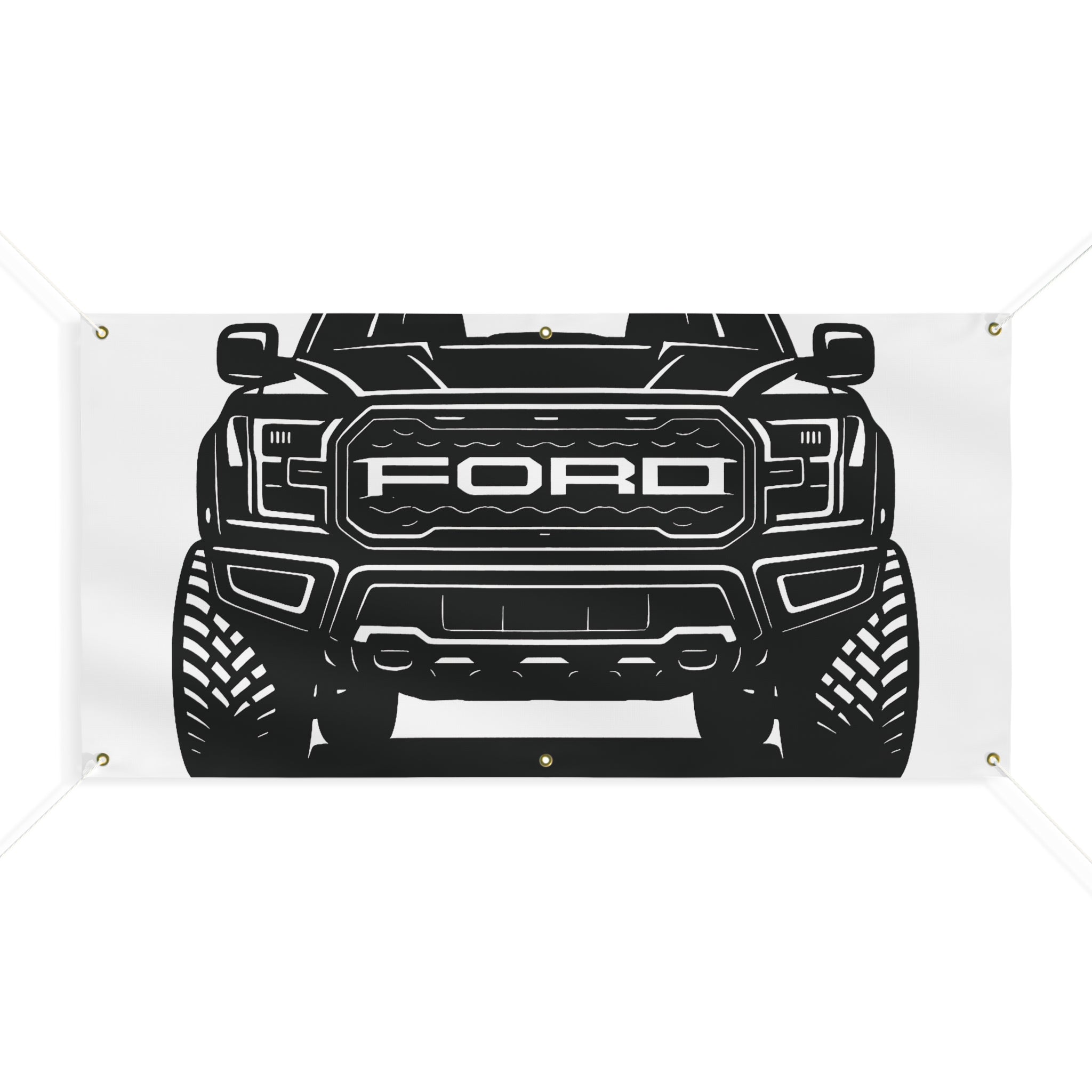 Ford Raptor (Gen 3) Banner Greyscale