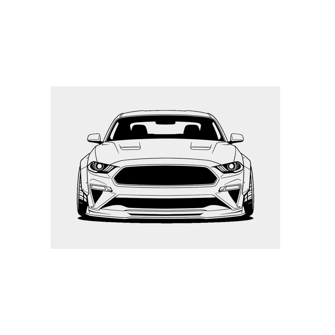 Ford Mustang GT (S650) Metal Wall Sign