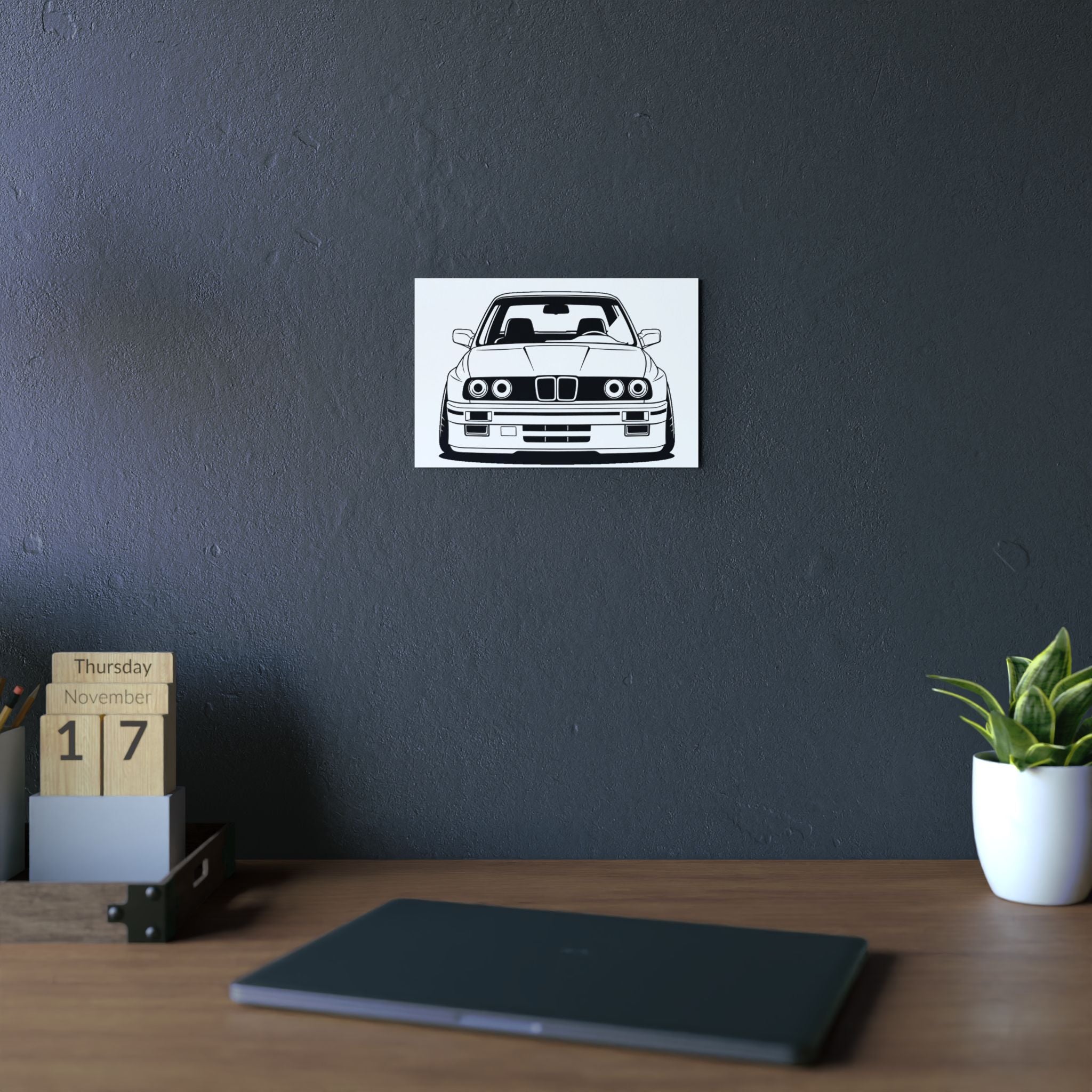 BMW E30 Metal Wall Sign