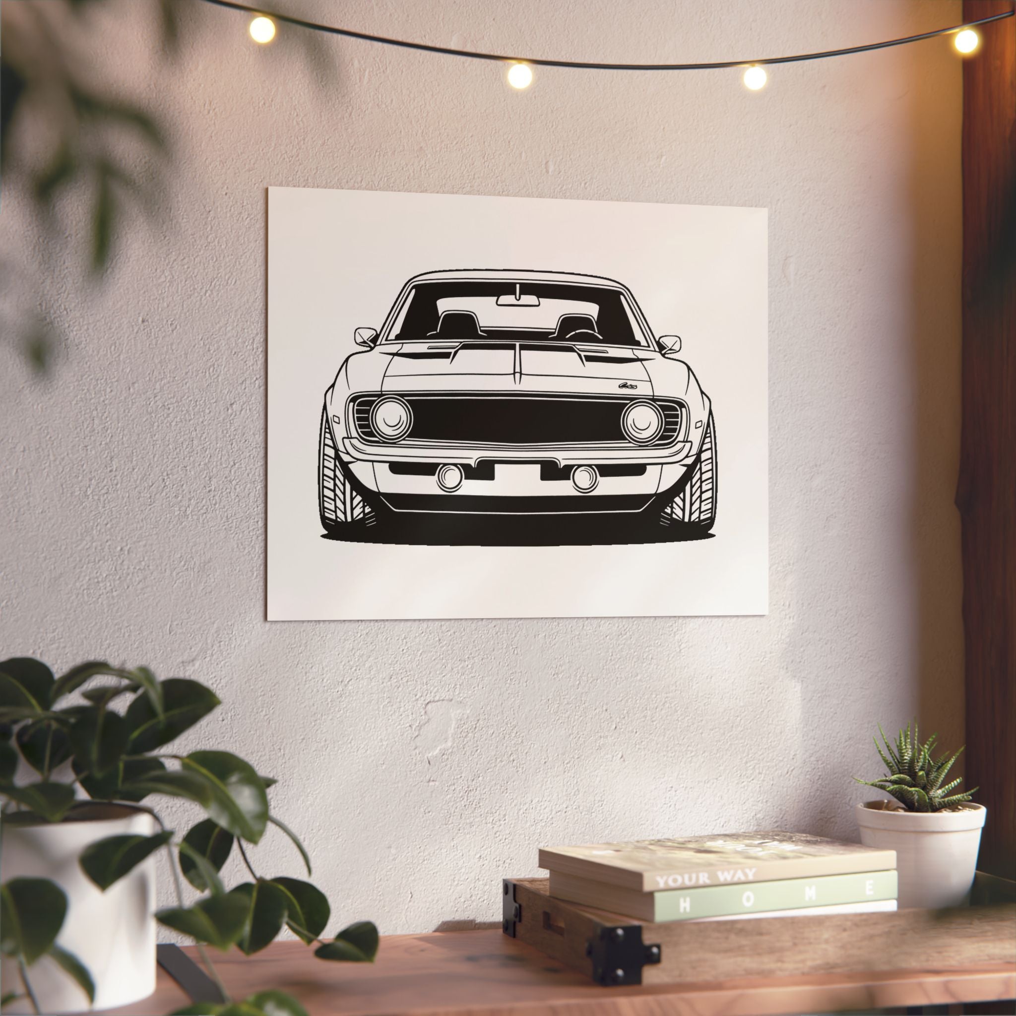 1969 Chevrolet Camaro SS Metal Wall Sign