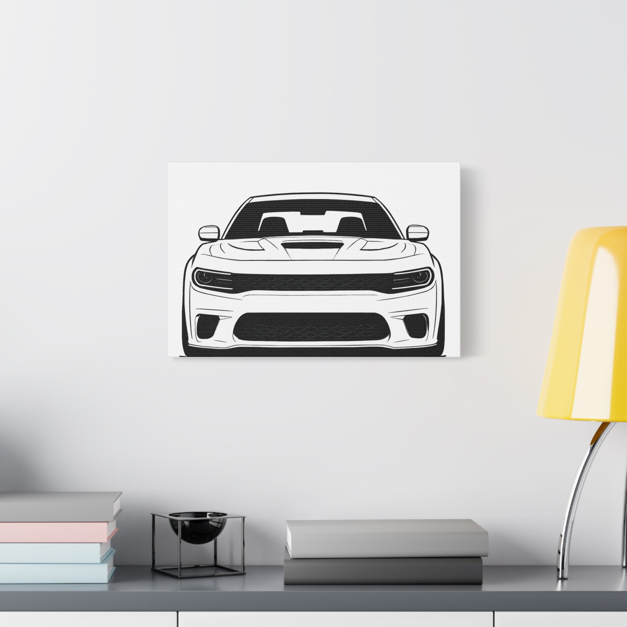 Dodge Charger SRT Hellcat Canvas Wall Art
