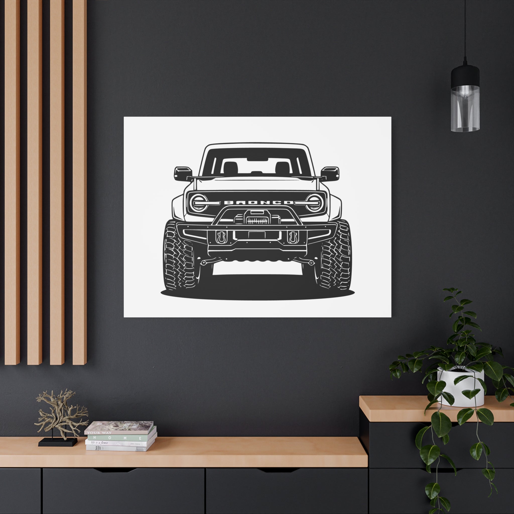 Ford Bronco (2021+) Canvas Wall Art