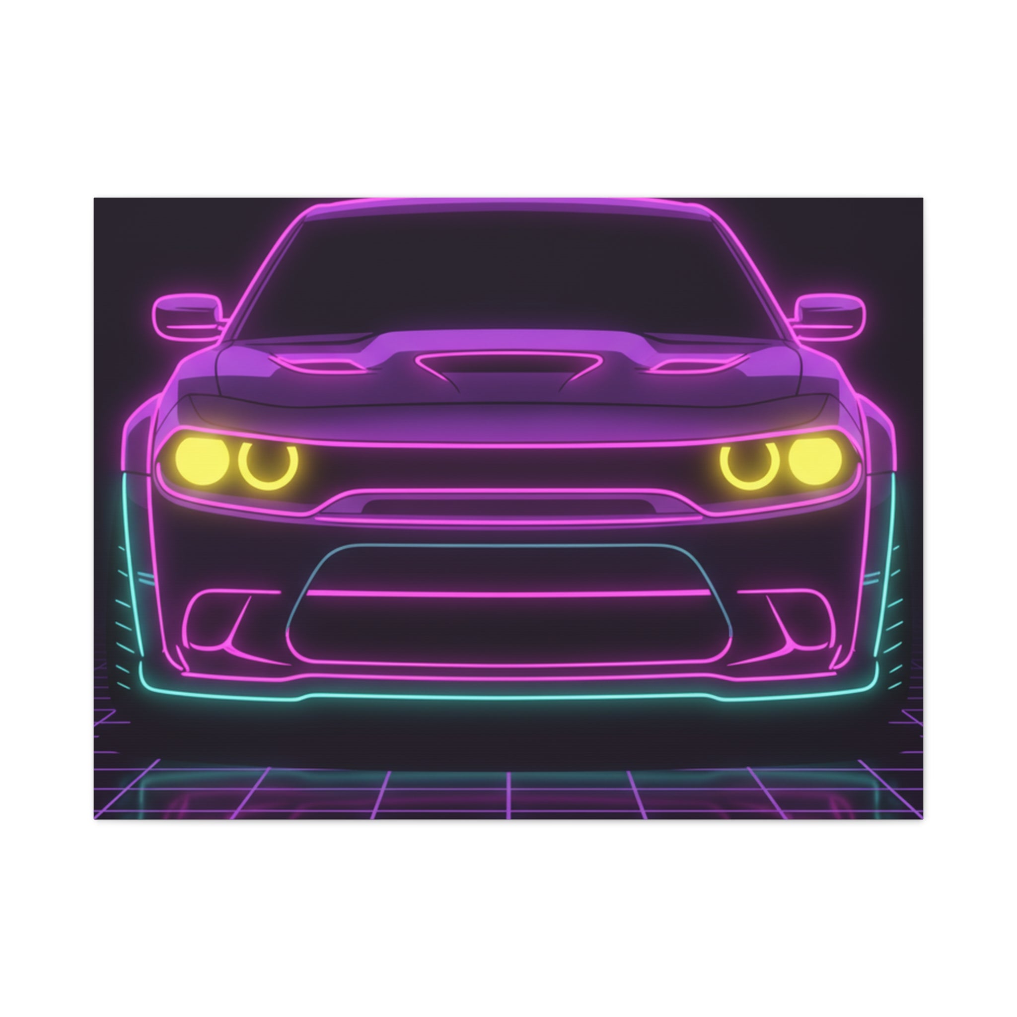 Dodge Challenger SRT Hellcat Canvas Wall Art