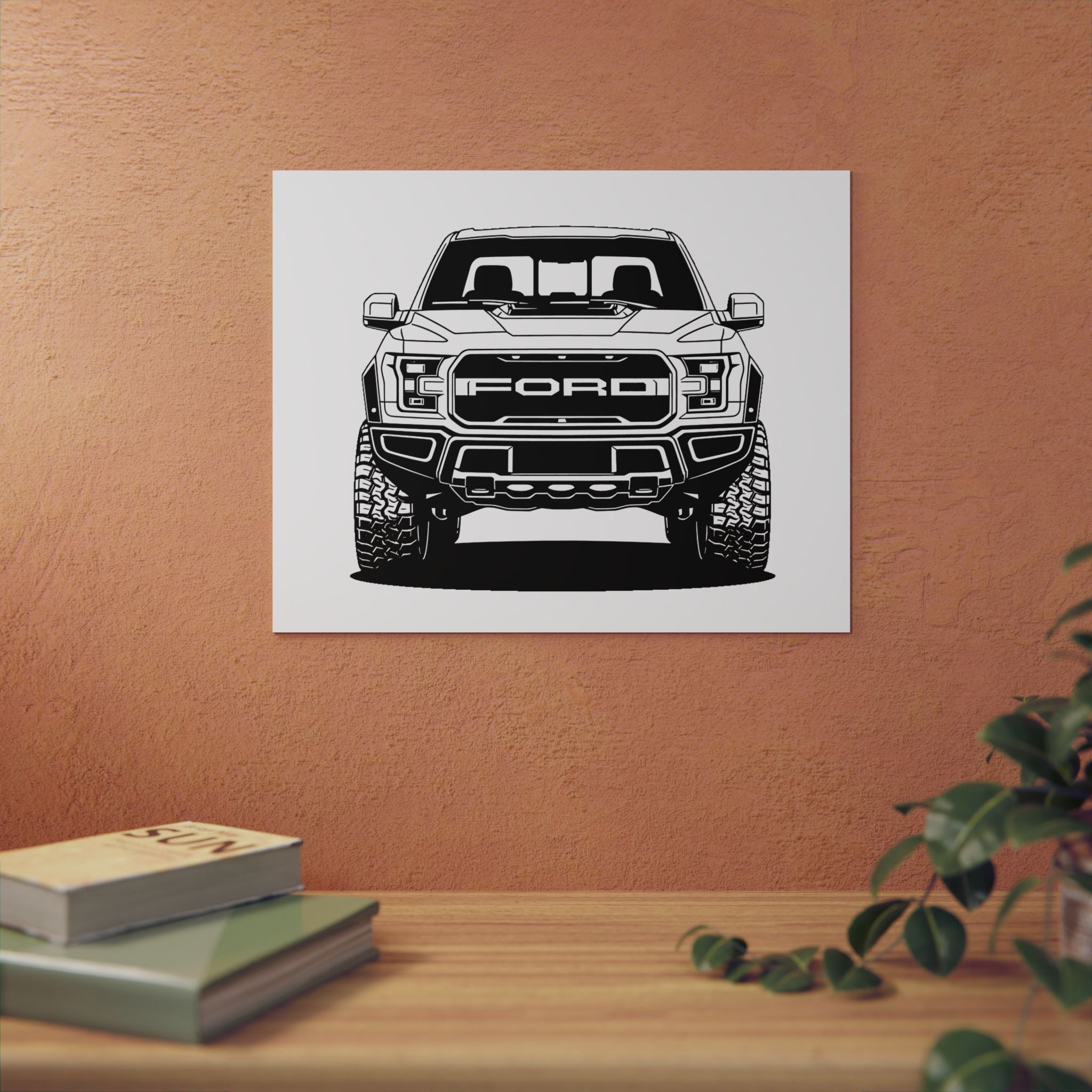 Ford F-150 Raptor Gen 2 Metal Wall Sign