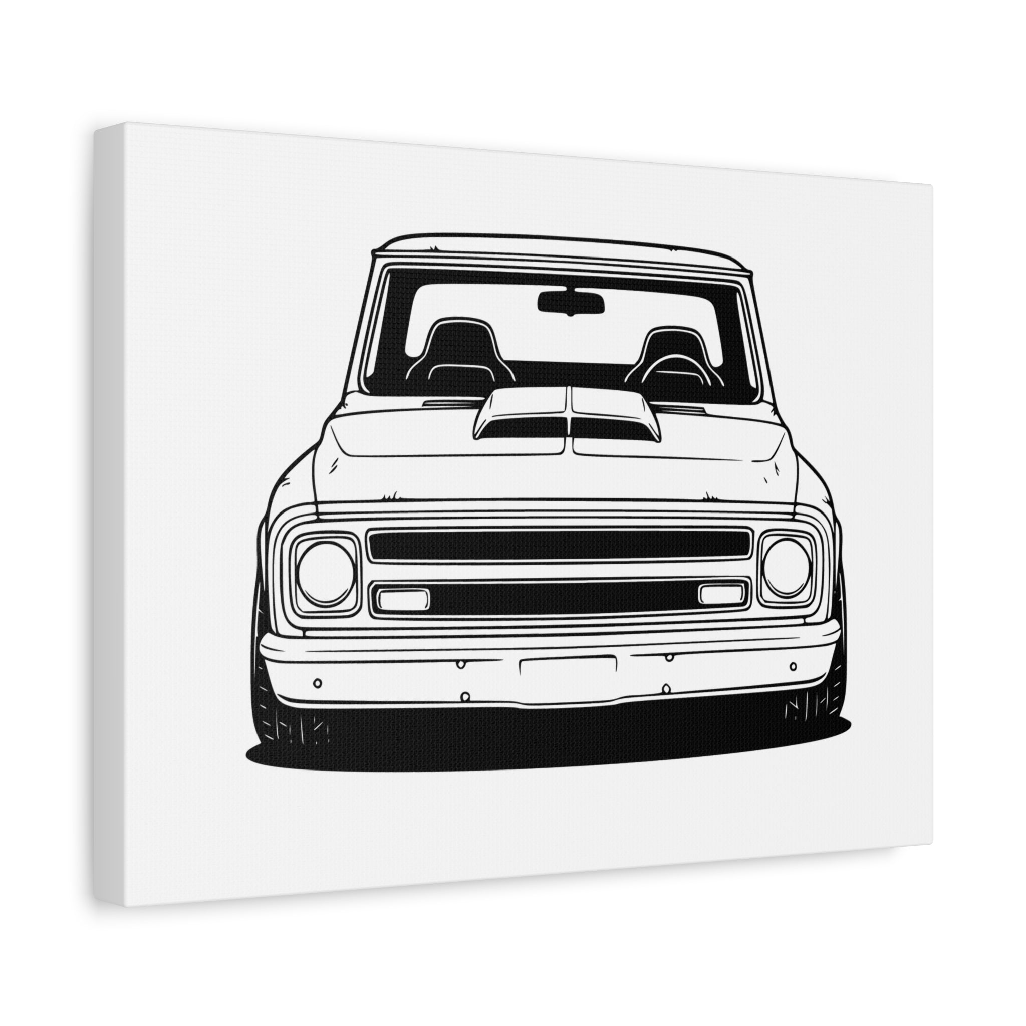 Chevy C10 Pickup (1967-72) Canvas Wall Art