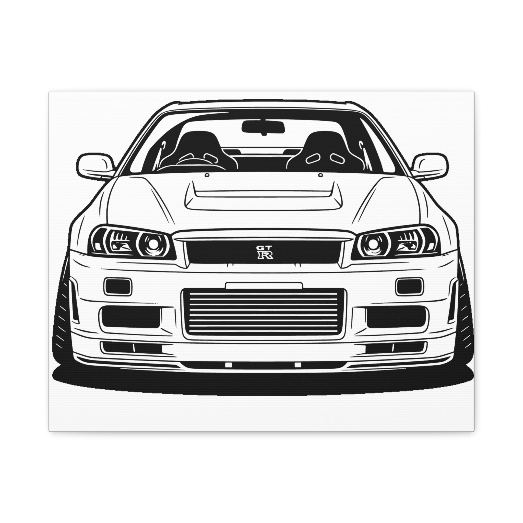Nissan GT-R Canvas Wall Art