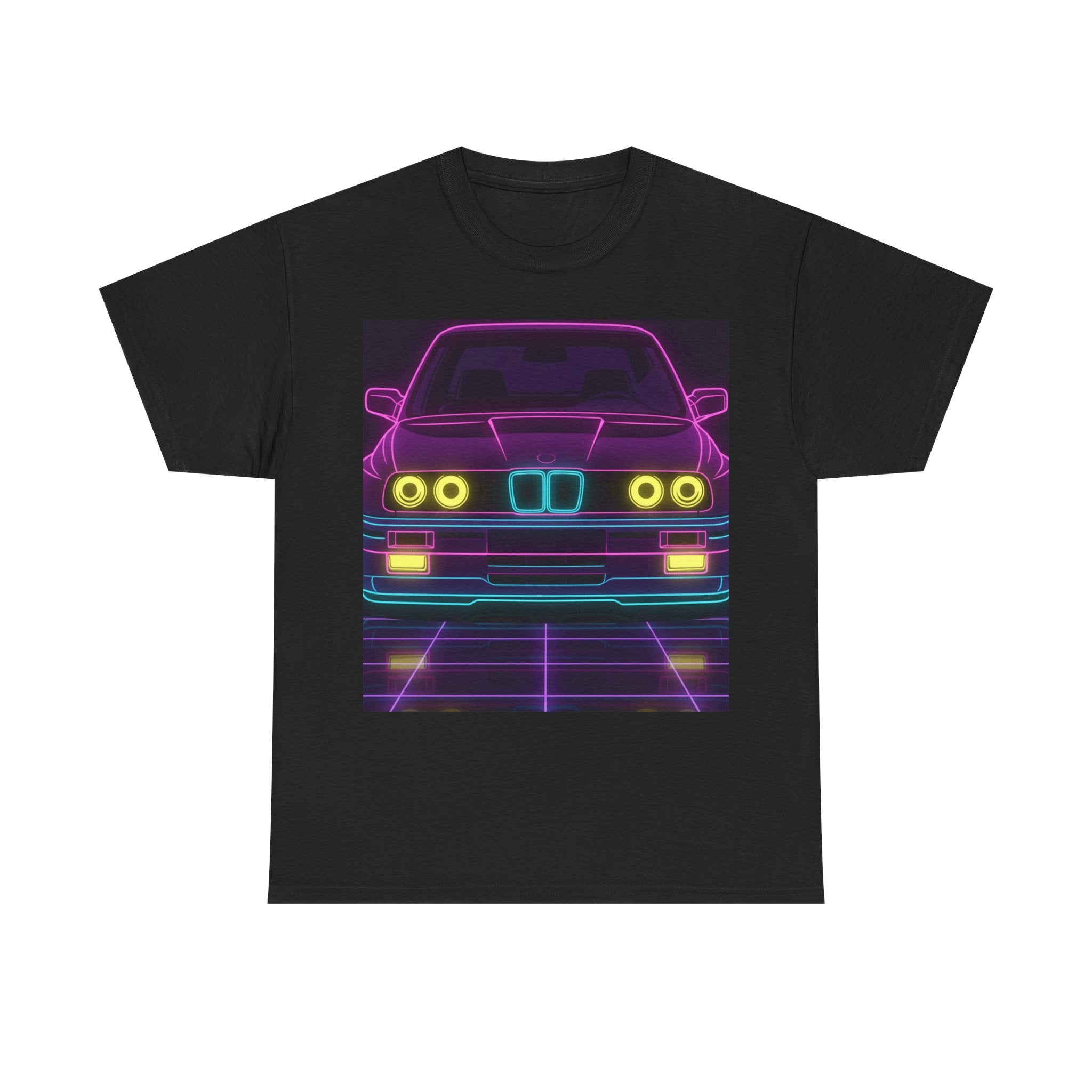 BMW E30 Neon Synthwave Unisex Tee