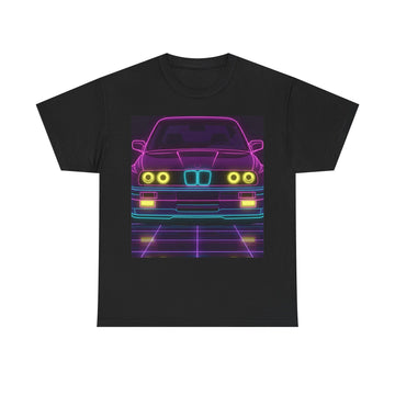 BMW E30 Neon Synthwave Unisex Tee