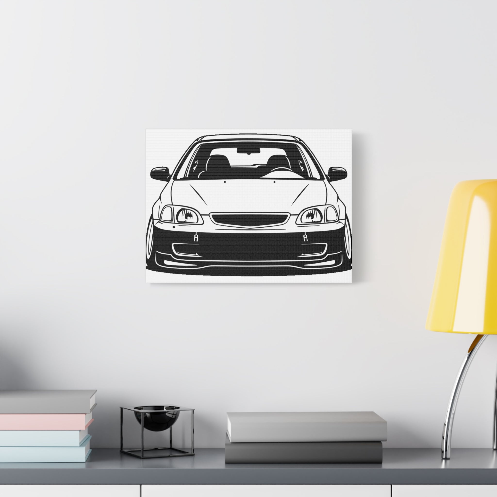 Honda Civic EK Hatch Canvas Wall Art