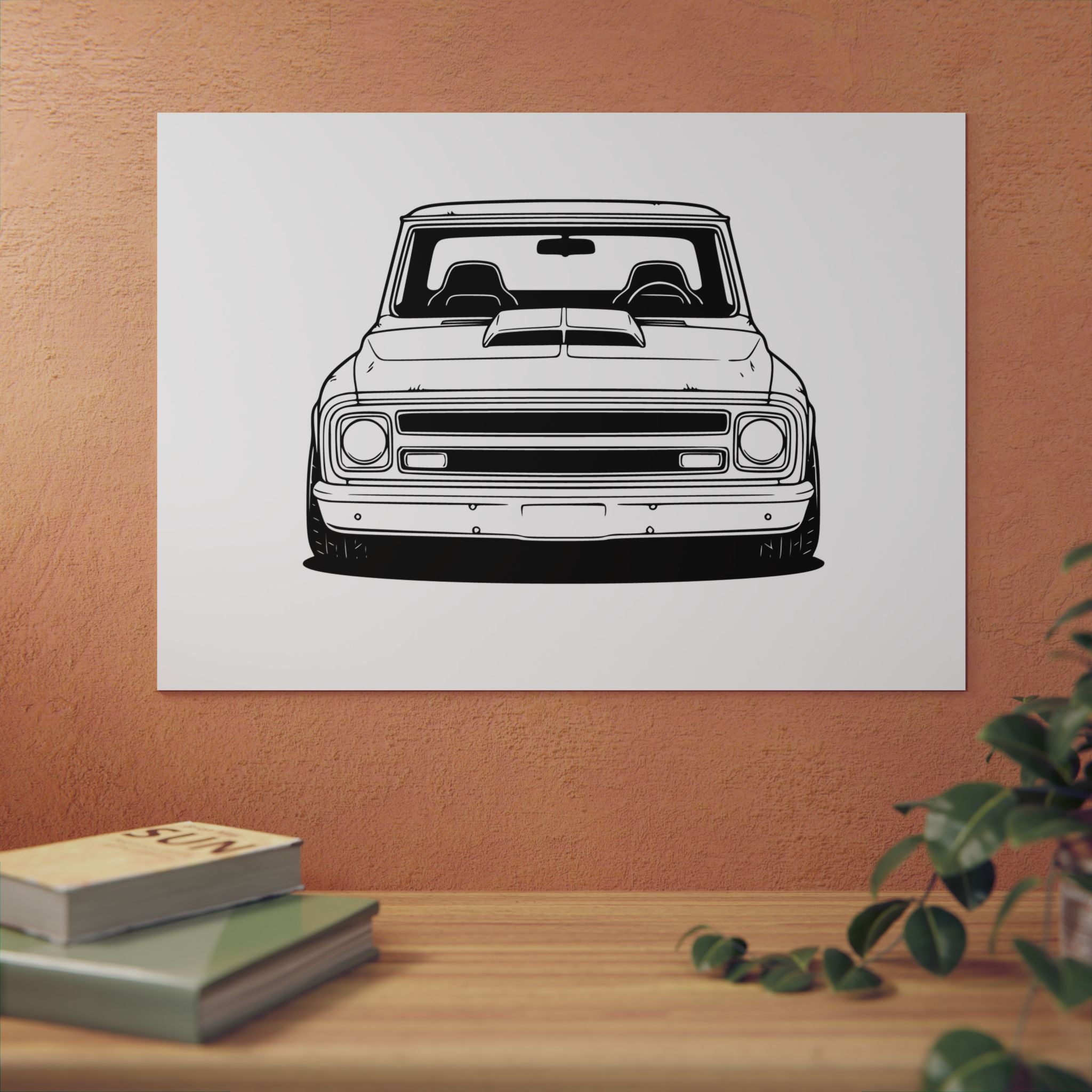 Chevy C10 Pickup (1967-72) Metal Wall Sign