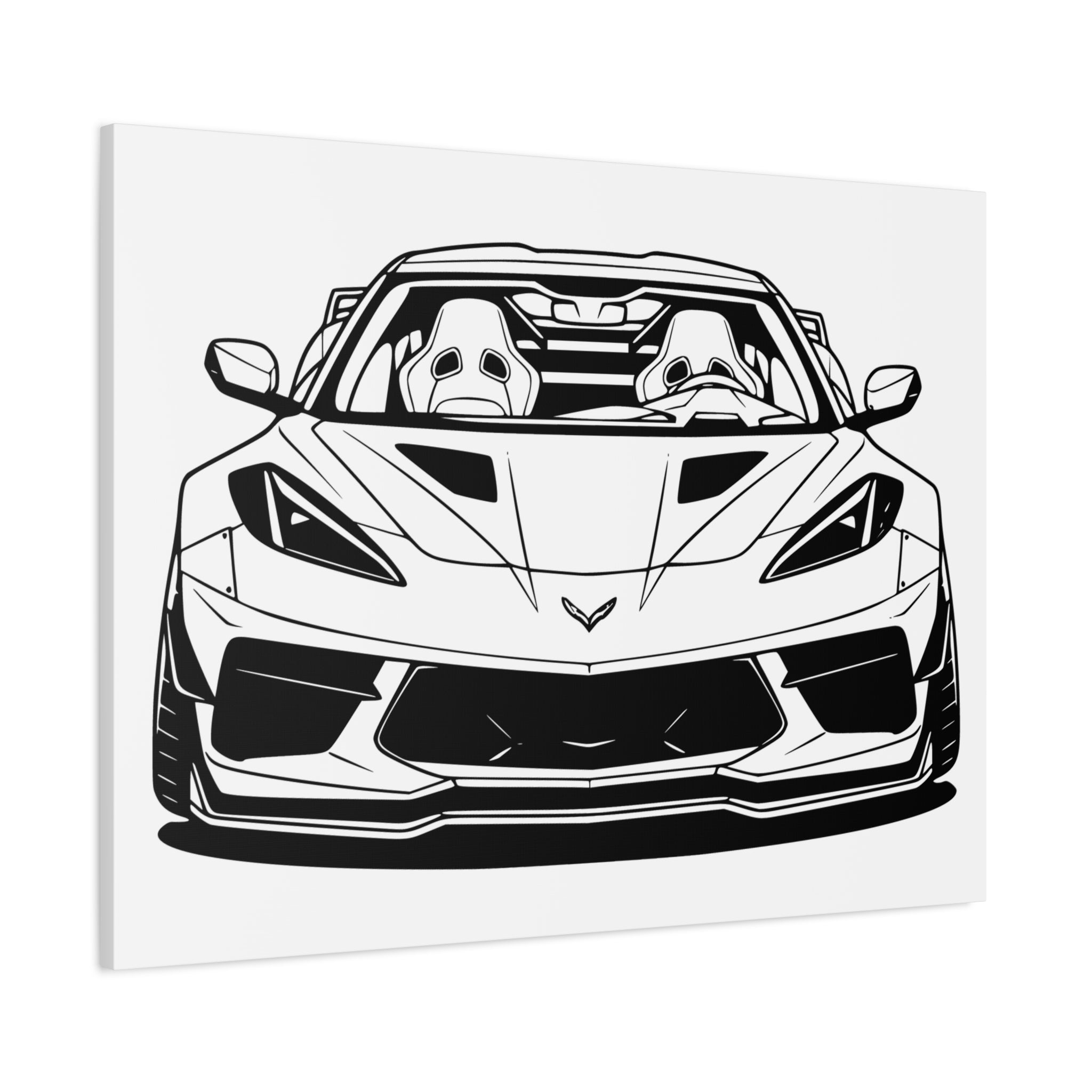 Corvette C8 (2020+) Canvas Wall Art