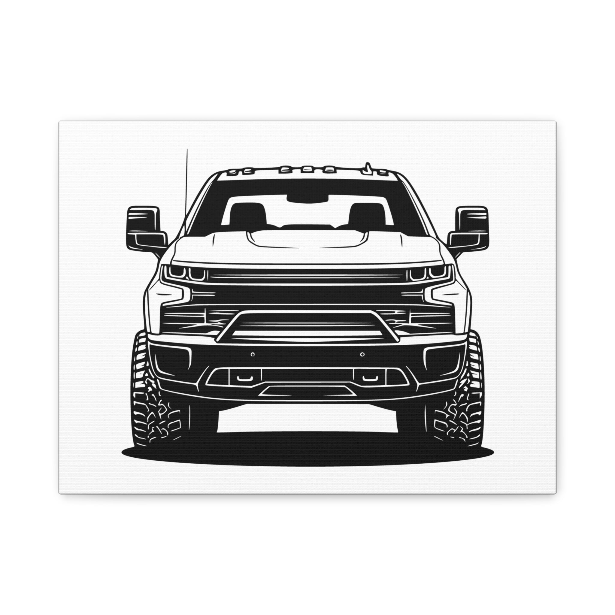 Chevy Silverado Trail Boss (2019+) Canvas Wall Art