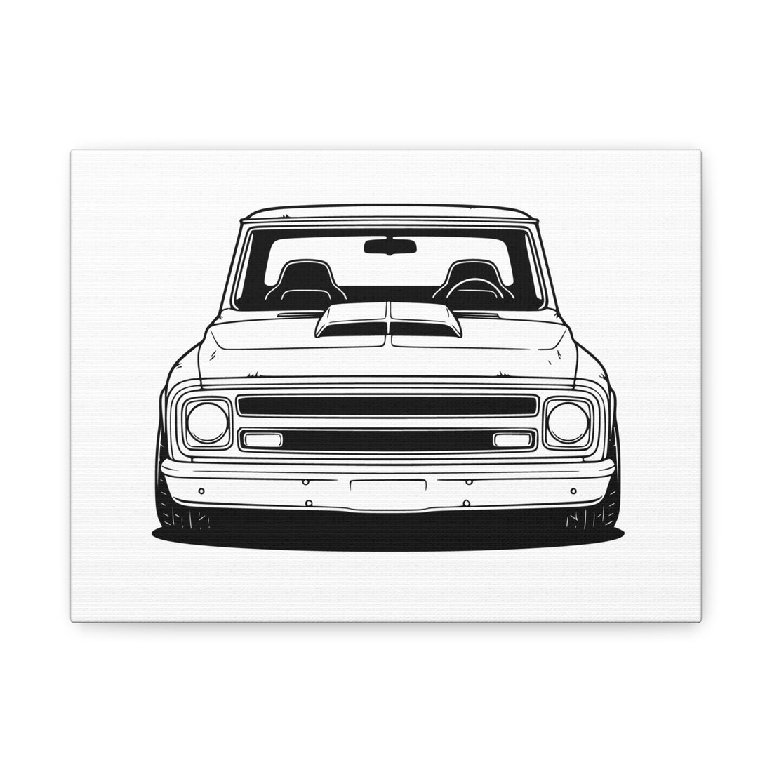 Chevy C10 Pickup (1967-72) Canvas Wall Art