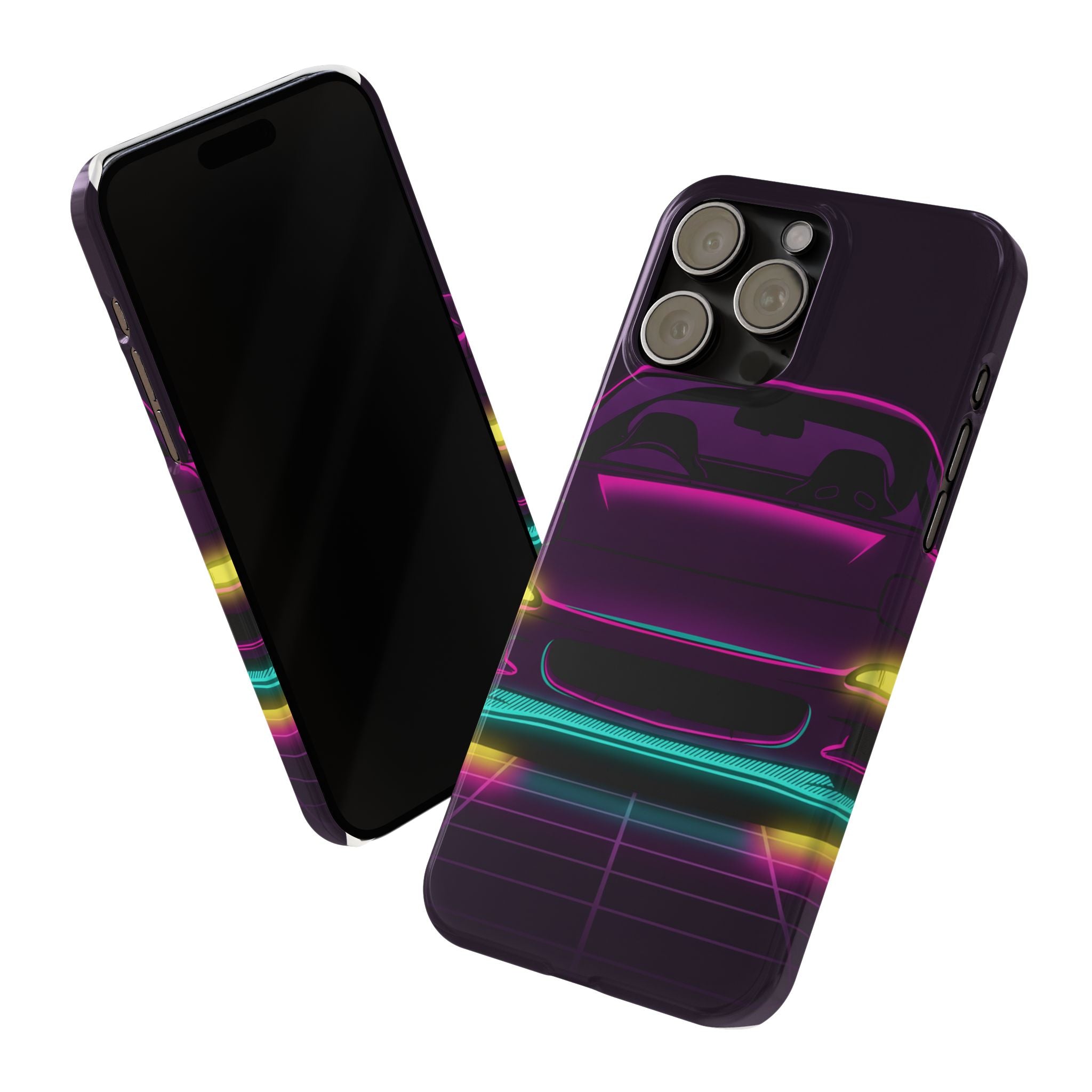 Mazda RX-7 FD Neon Synthwave Phone Case