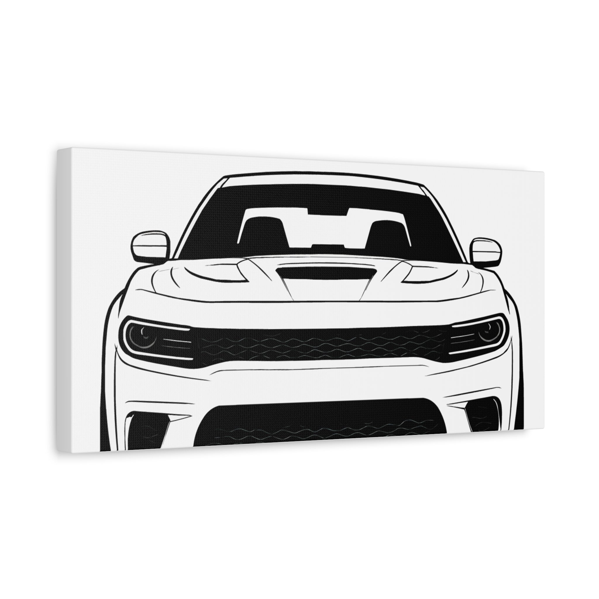 Dodge Charger SRT Hellcat Canvas Wall Art
