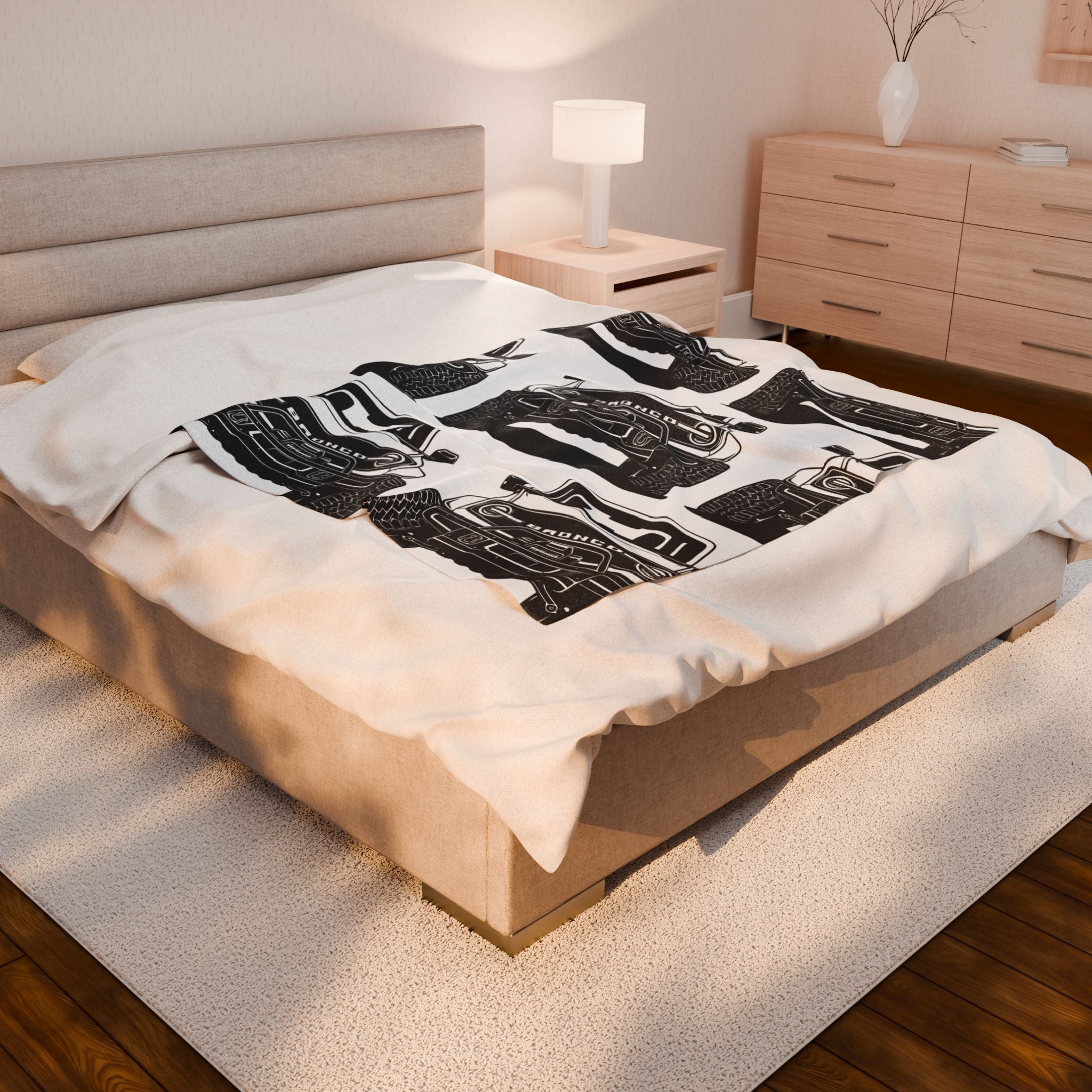 Ford Bronco (2021+) Velveteen Plush Blanket