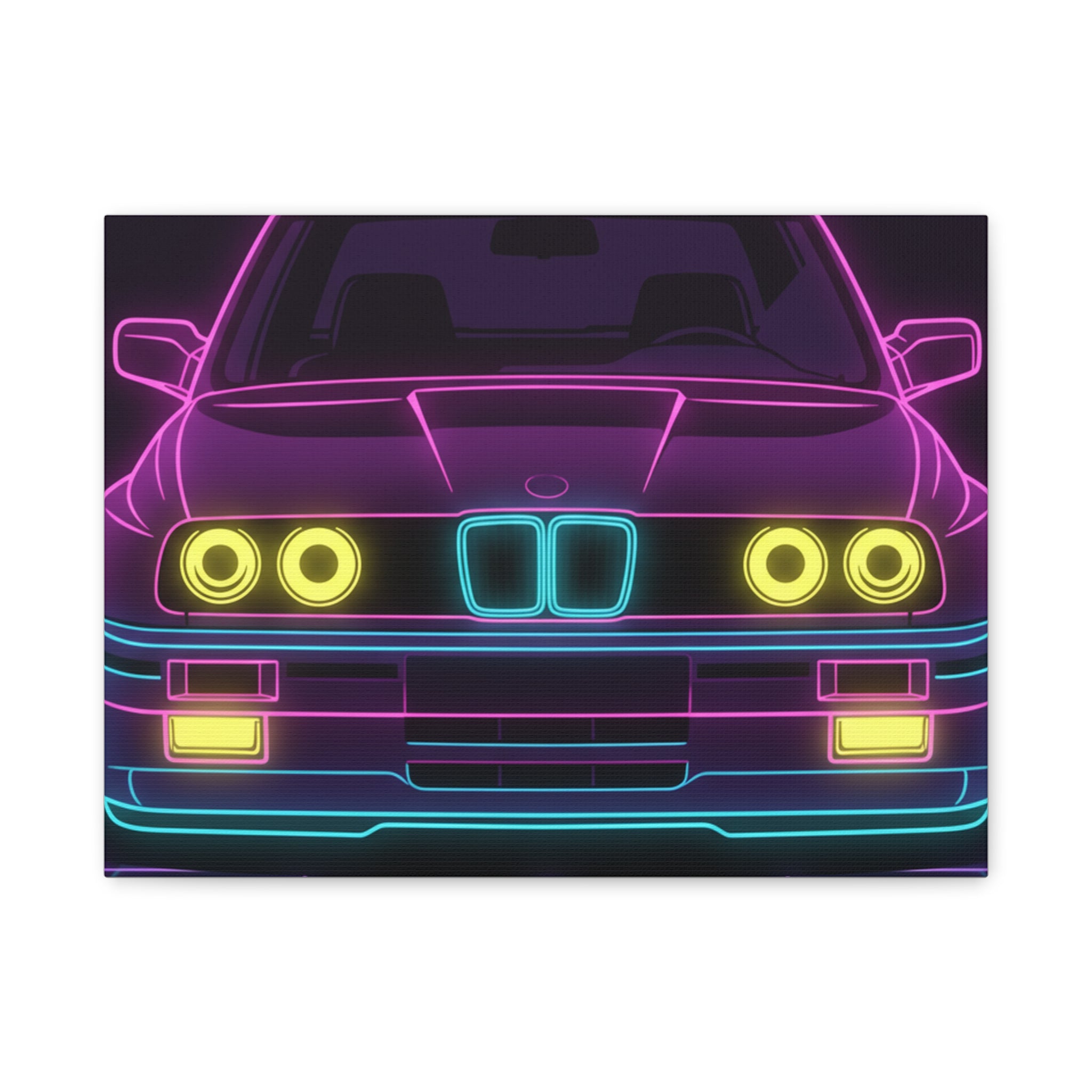 BMW E30 Canvas Wall Art