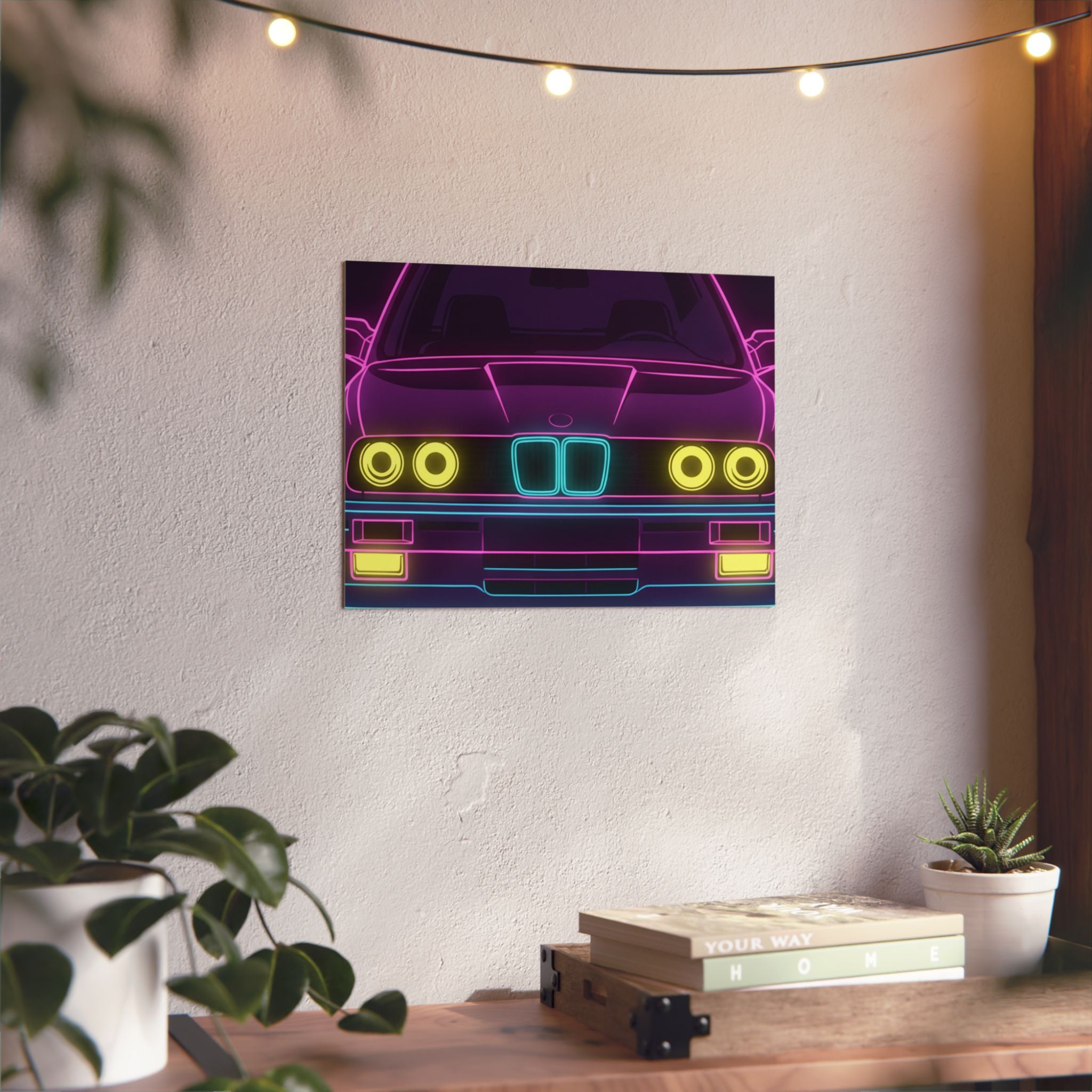 BMW E30 Metal Wall Sign
