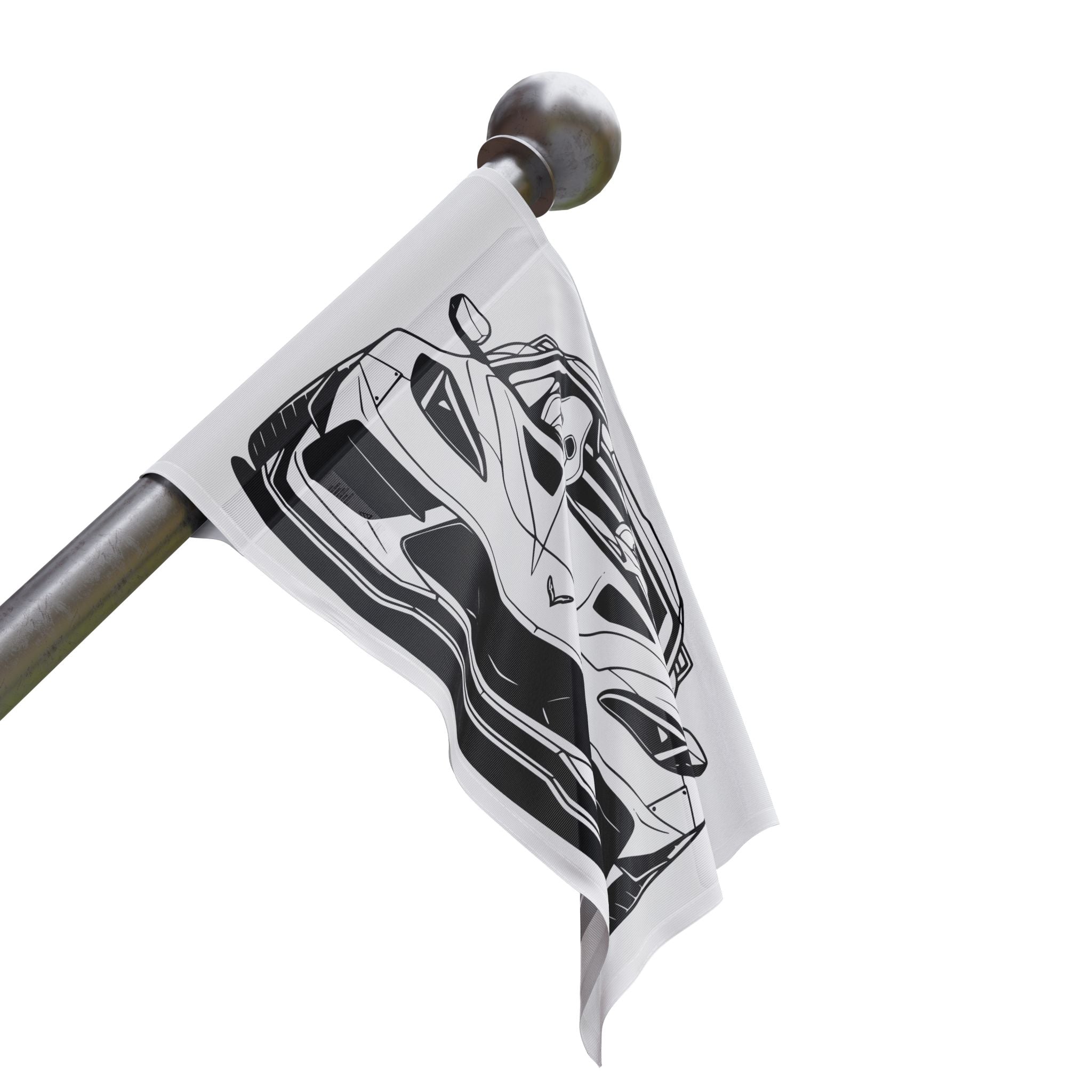 Corvette C8 (2020+) Garage Flag