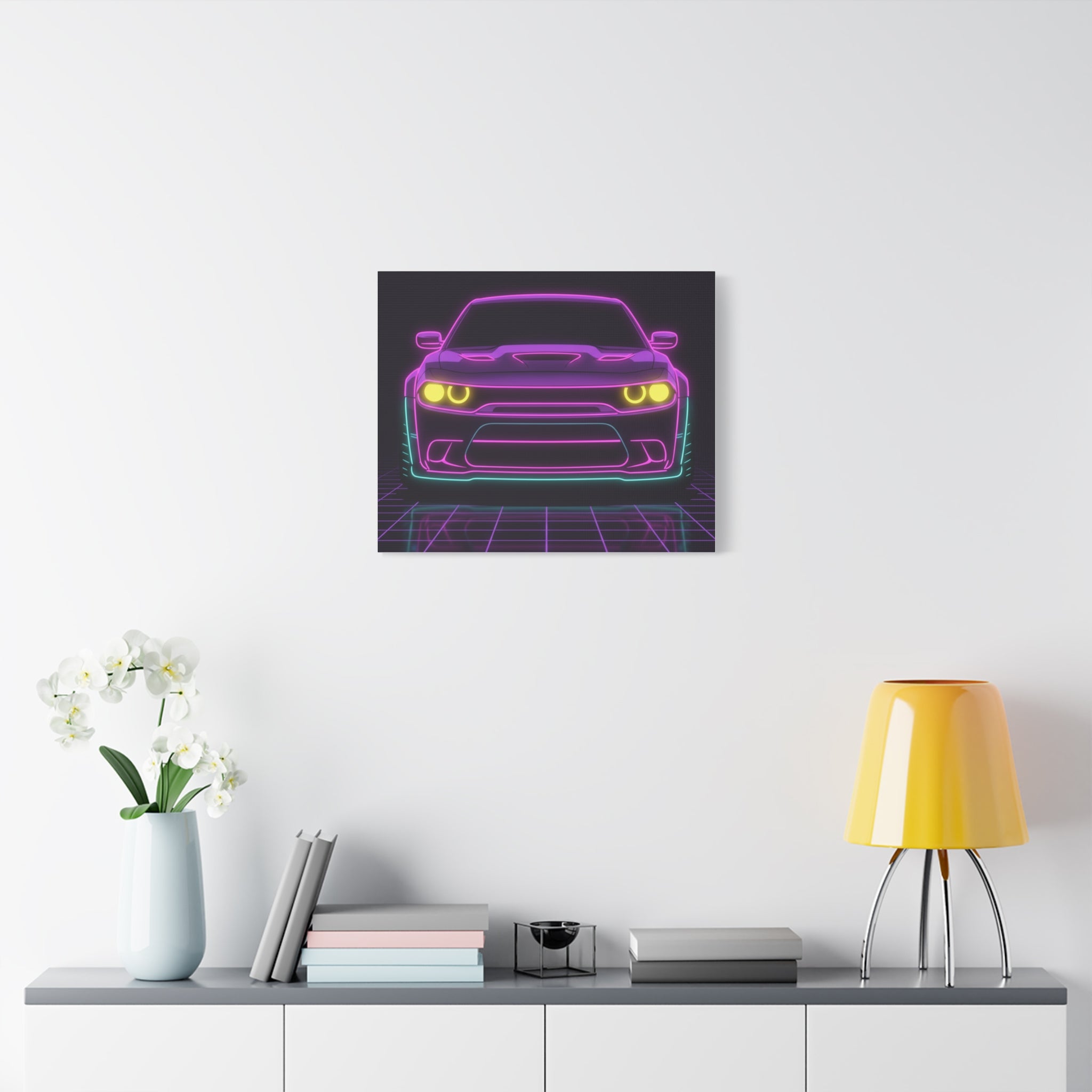 Dodge Challenger SRT Hellcat Canvas Wall Art