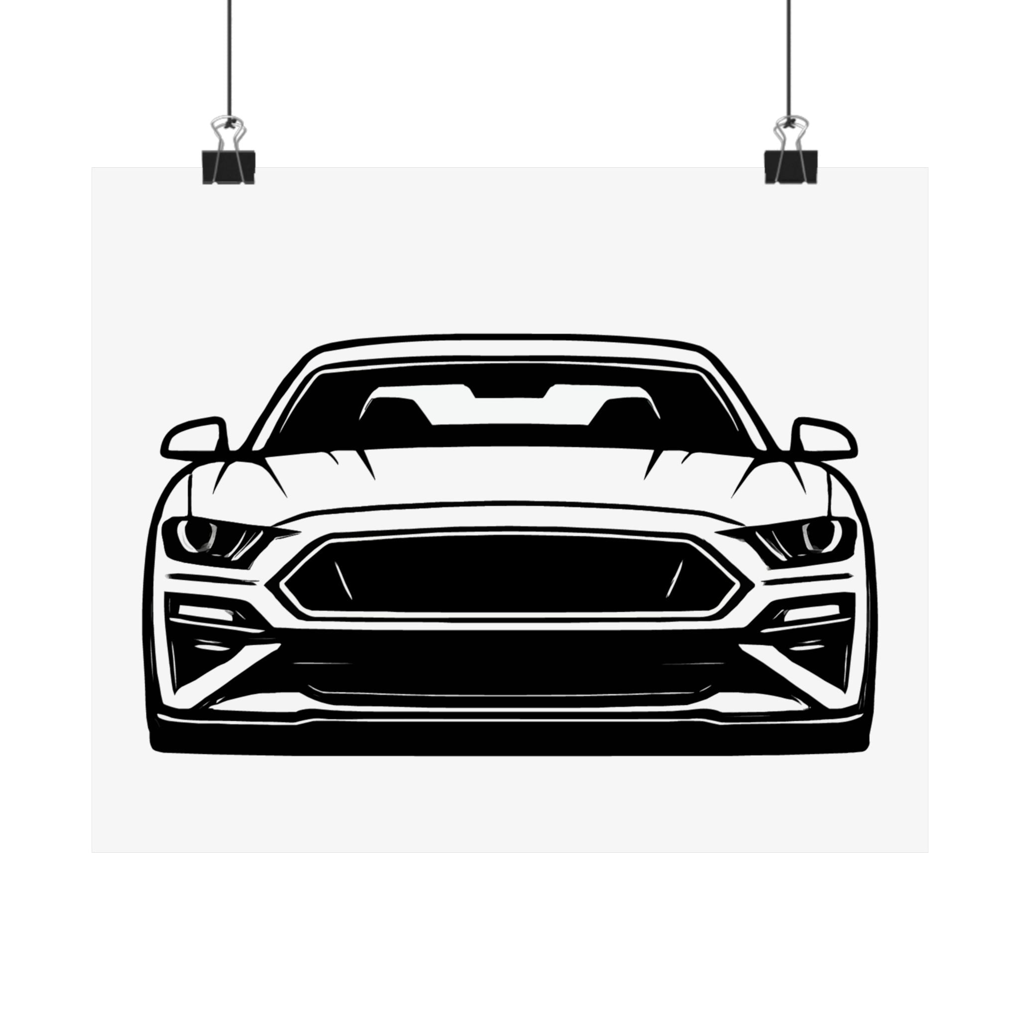 Ford Mustang GT500 Poster