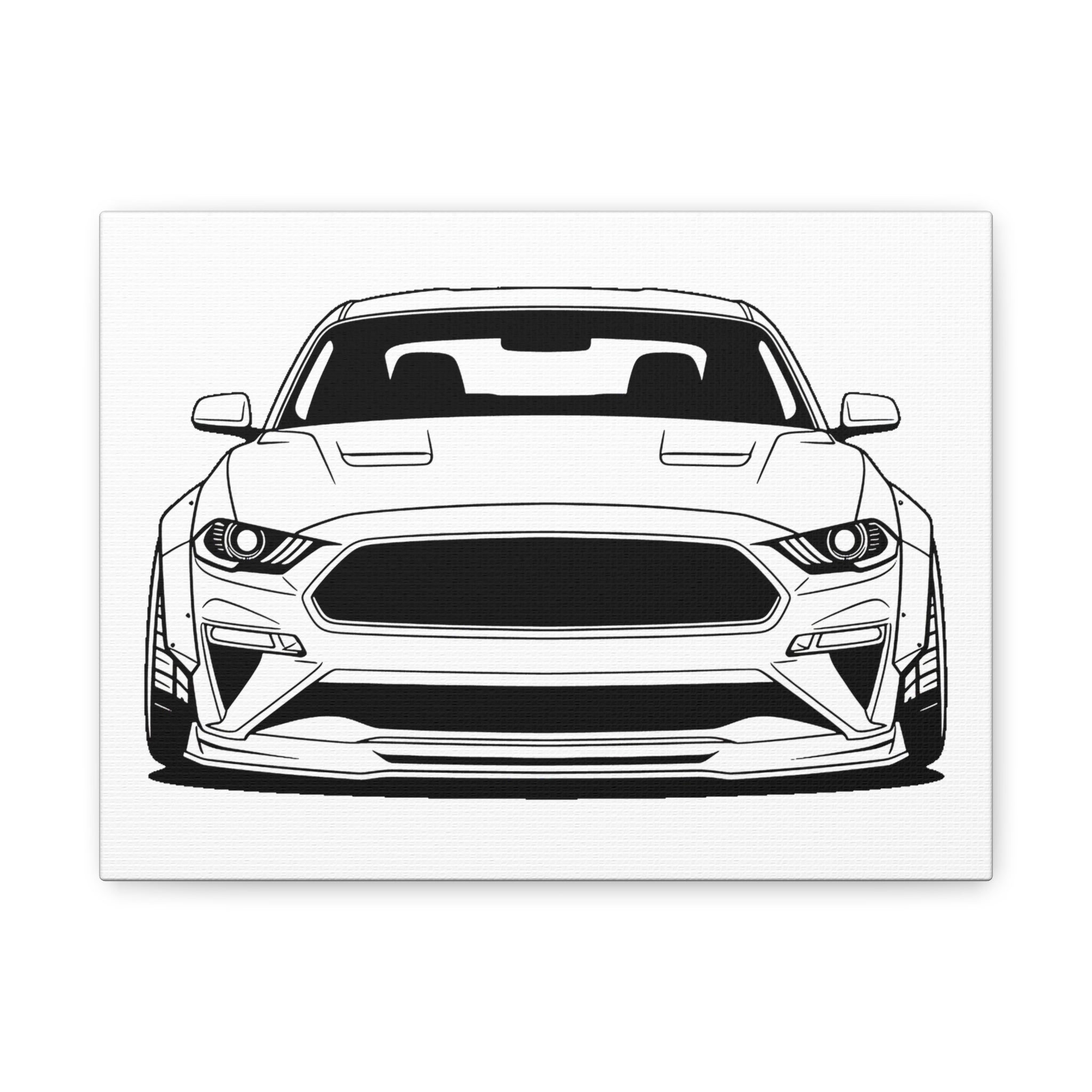 Ford Mustang GT (S650) Canvas Wall Art