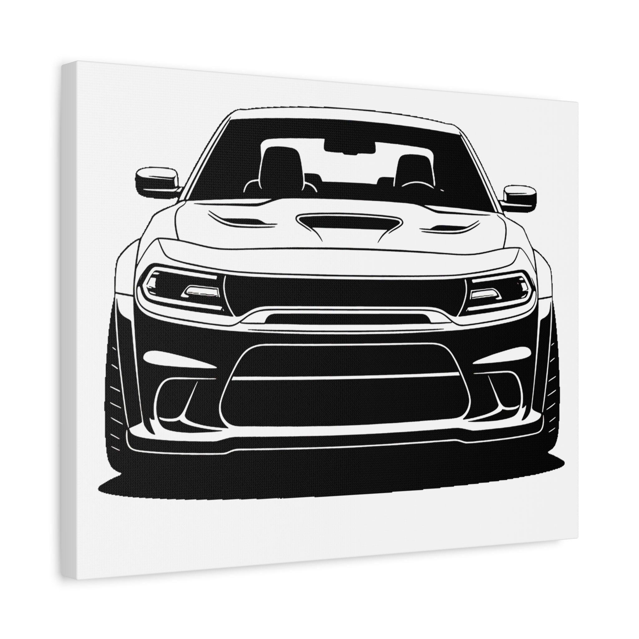 Dodge Challenger SRT Hellcat Canvas Wall Art