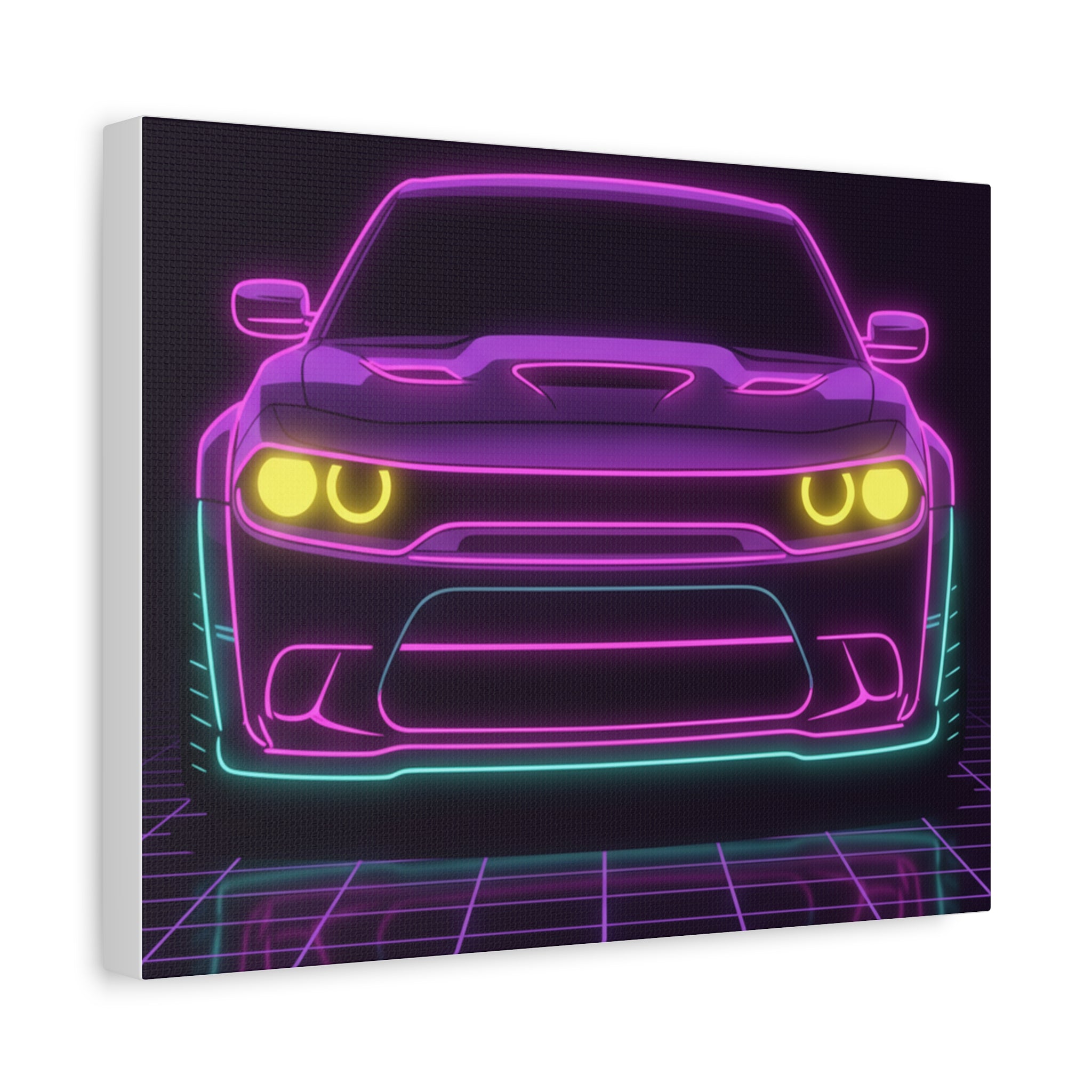 Dodge Challenger SRT Hellcat Canvas Wall Art