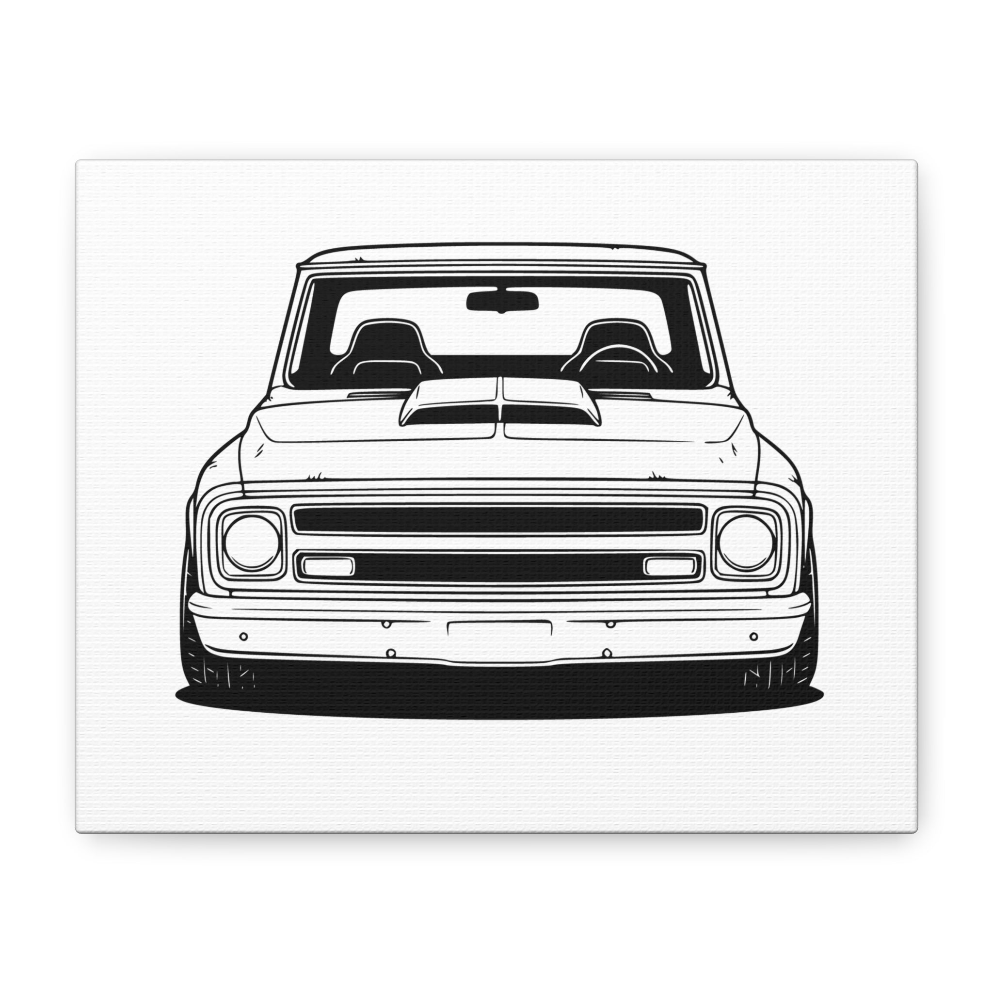 Chevy C10 Pickup (1967-72) Canvas Wall Art
