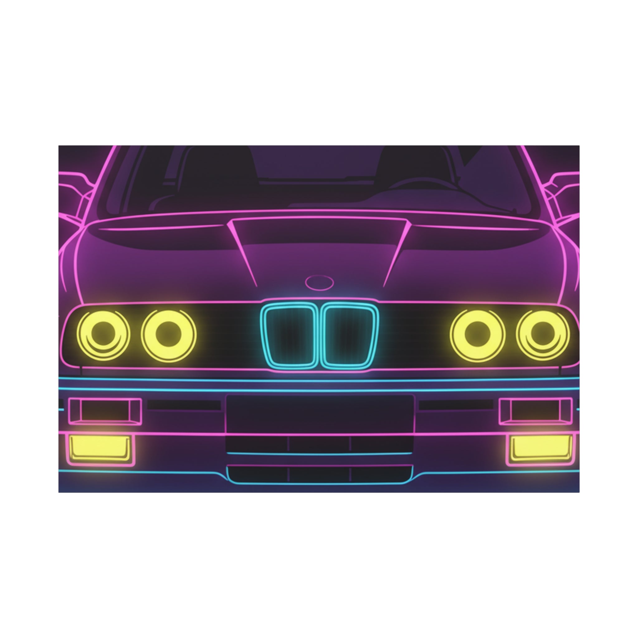 BMW E30 Canvas Wall Art