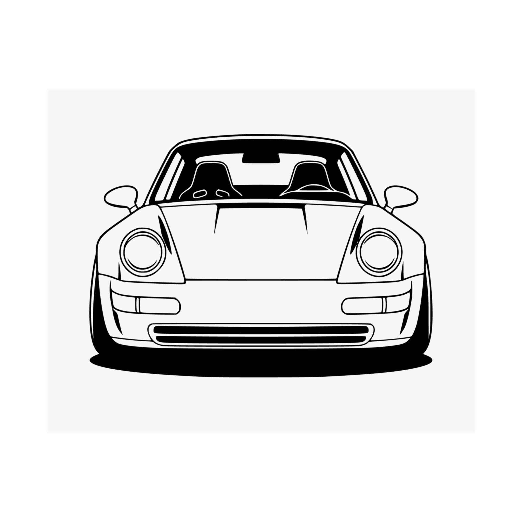 Porsche 964 Singer Poster
