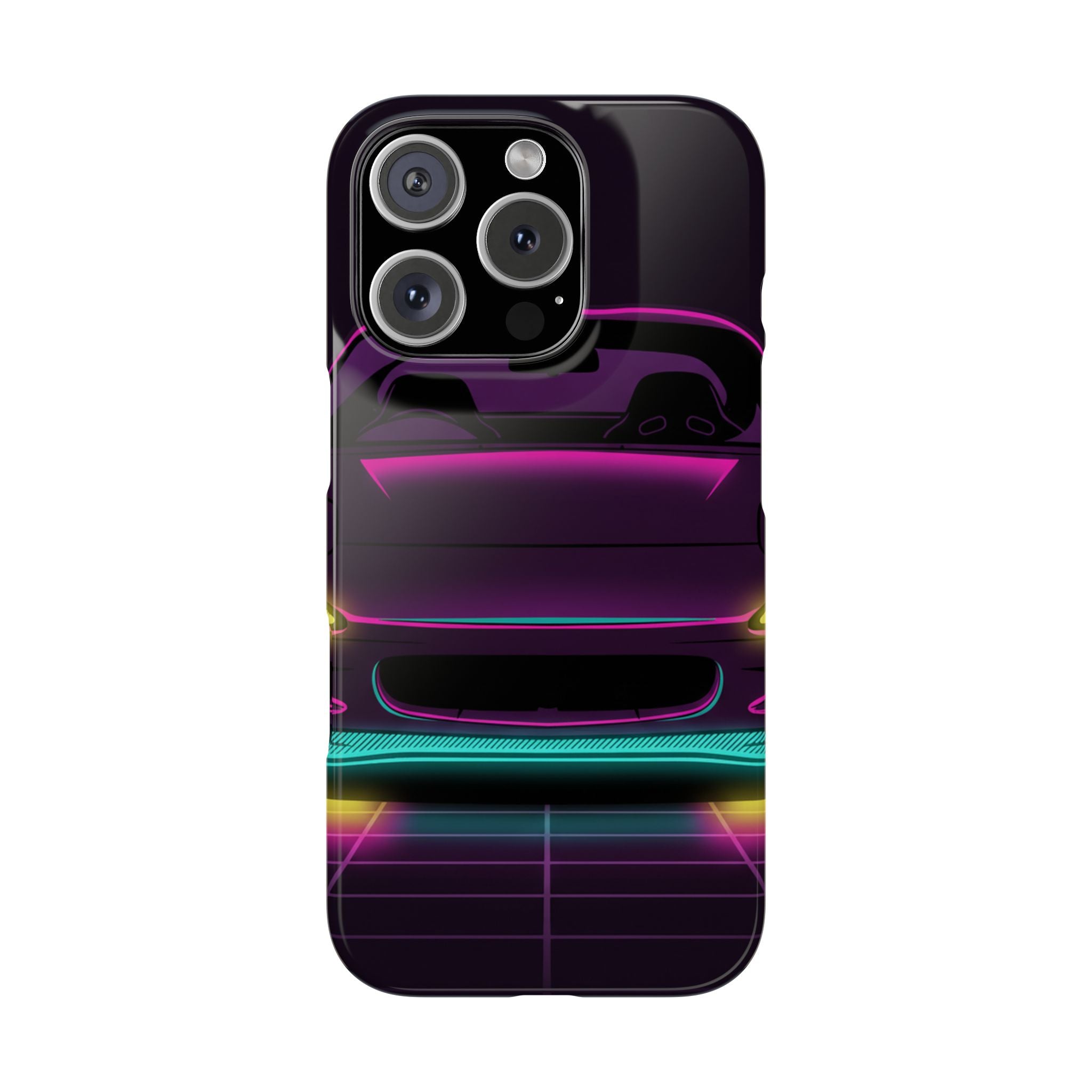Mazda RX-7 FD Neon Synthwave Phone Case