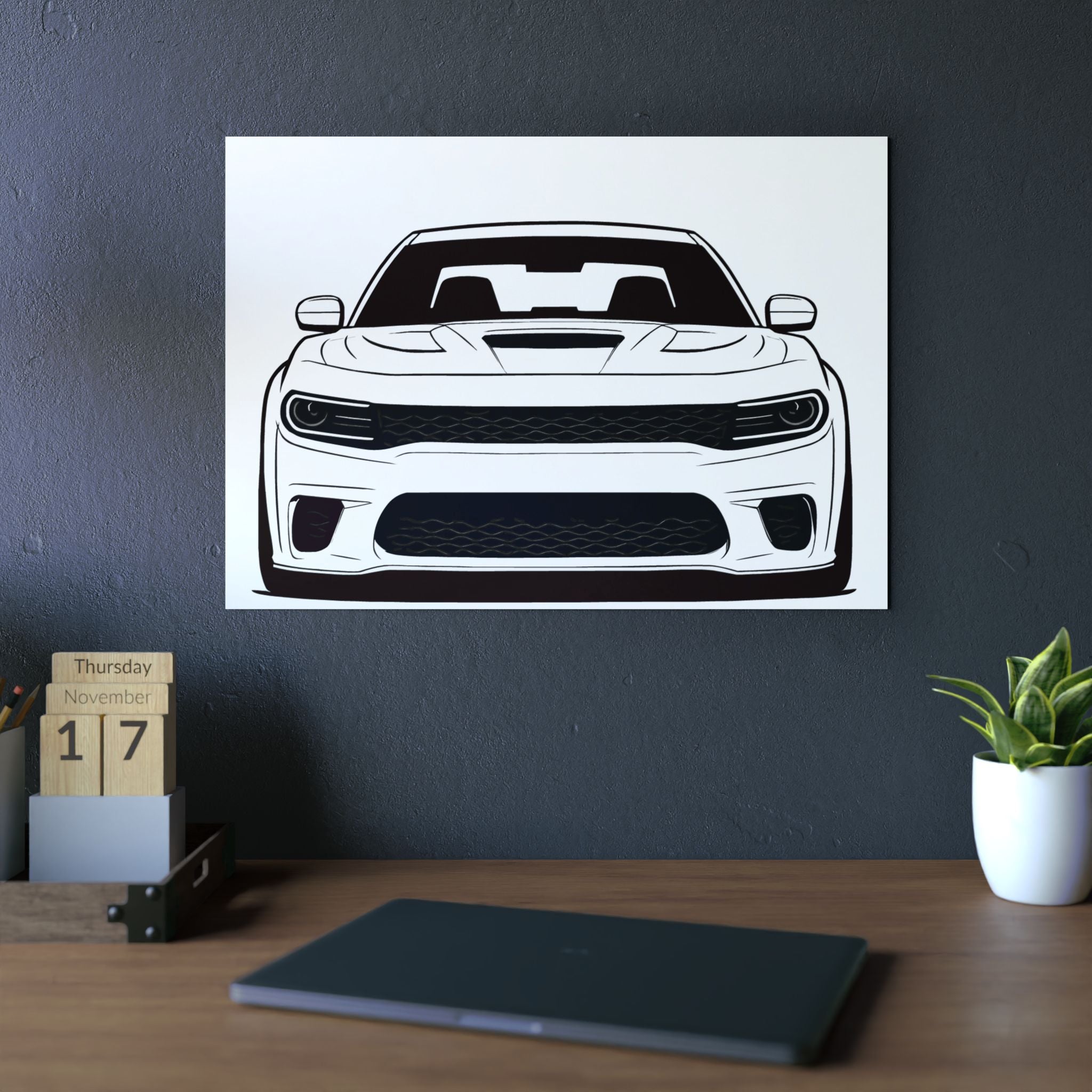 Dodge Charger SRT Hellcat | Metal Wall Sign