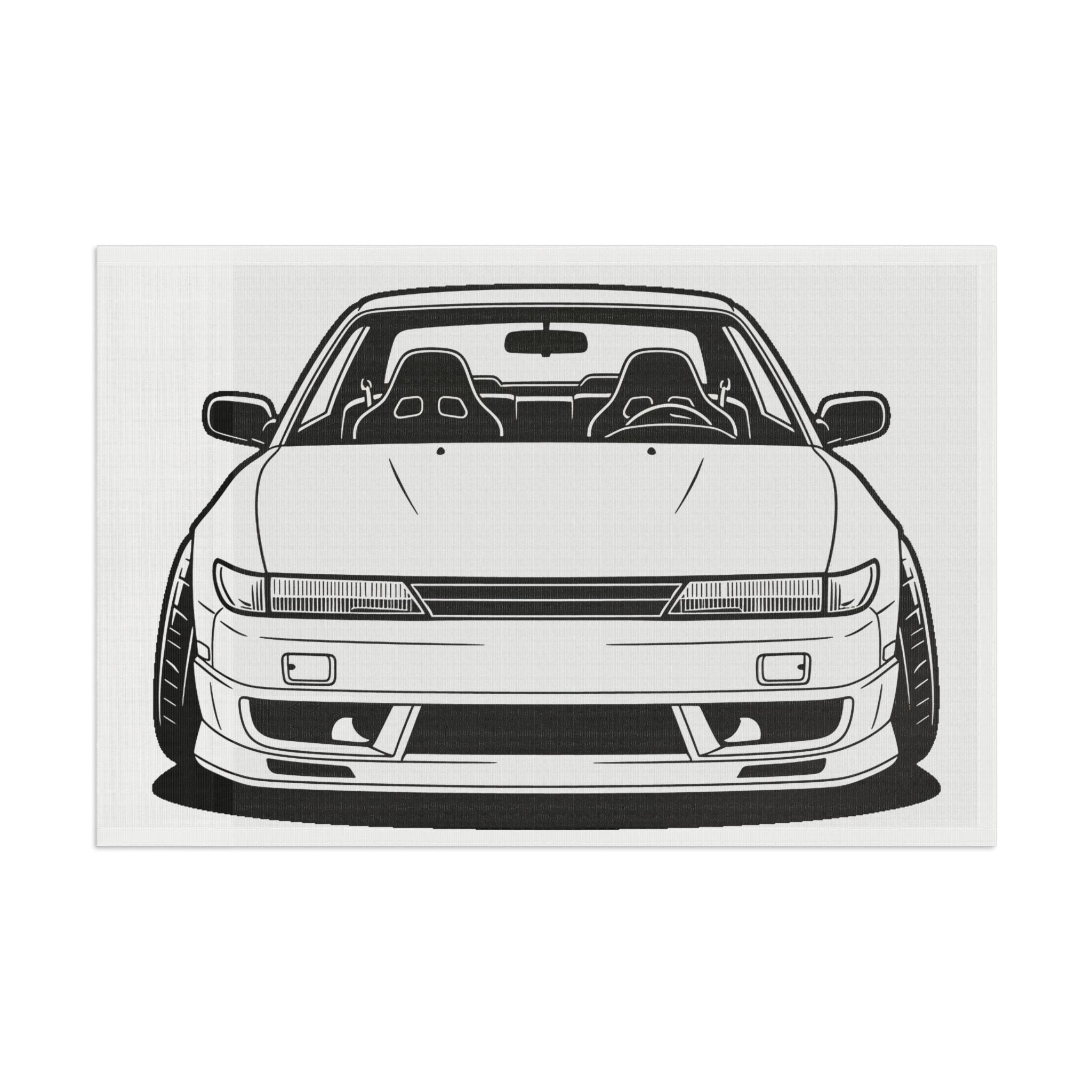 Nissan Silvia S13 Garage Flag