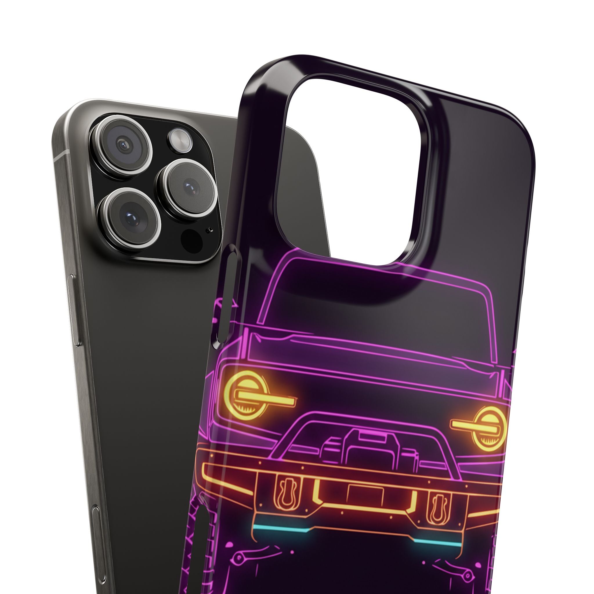 Ford Bronco (2021+) Neon Synthwave Phone Case