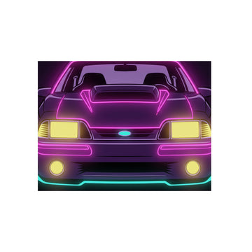 Ford Mustang Fox Body GT Metal Wall Sign