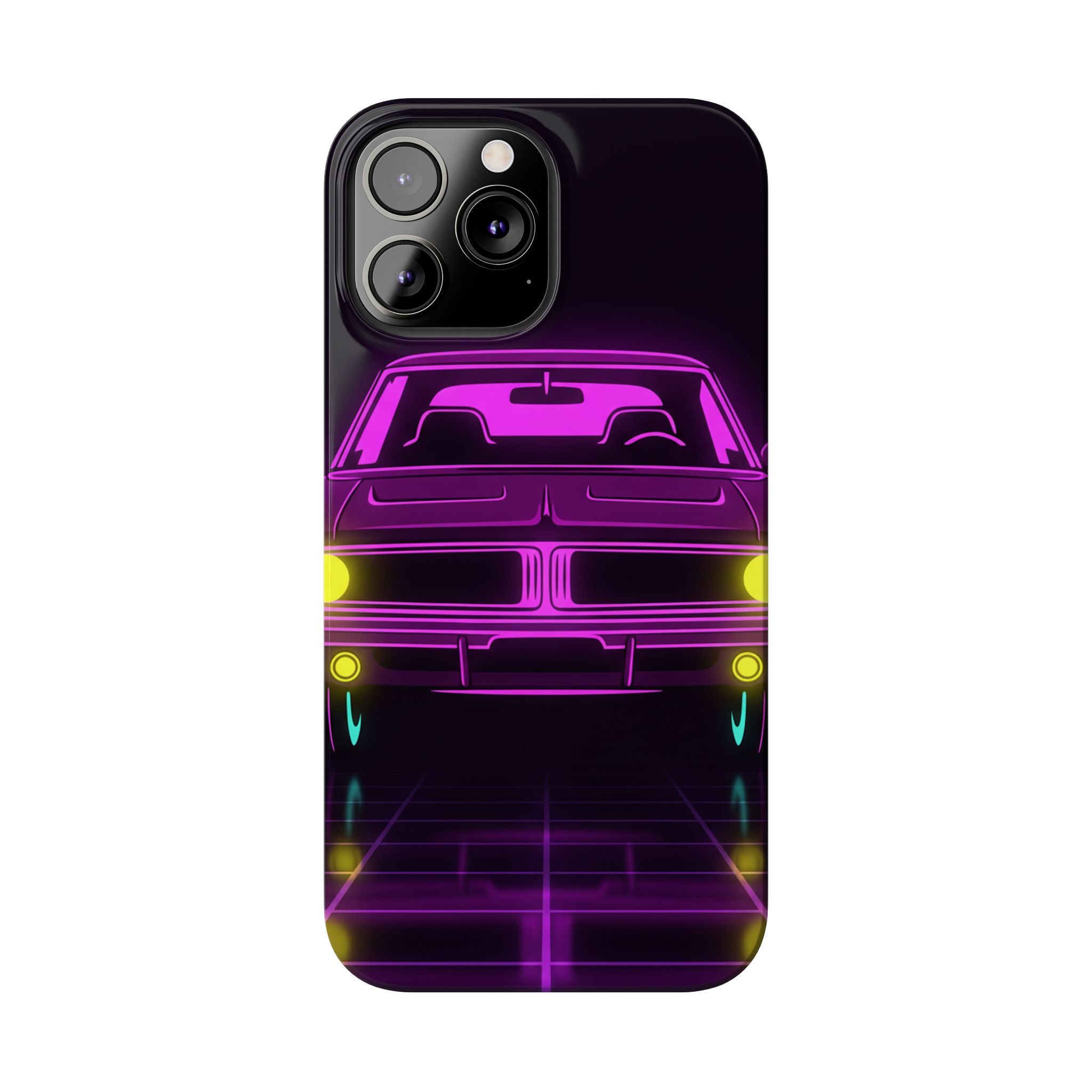 Dodge Charger R/T (1968-70) Resto-Mod Neon Synthwave Phone Case