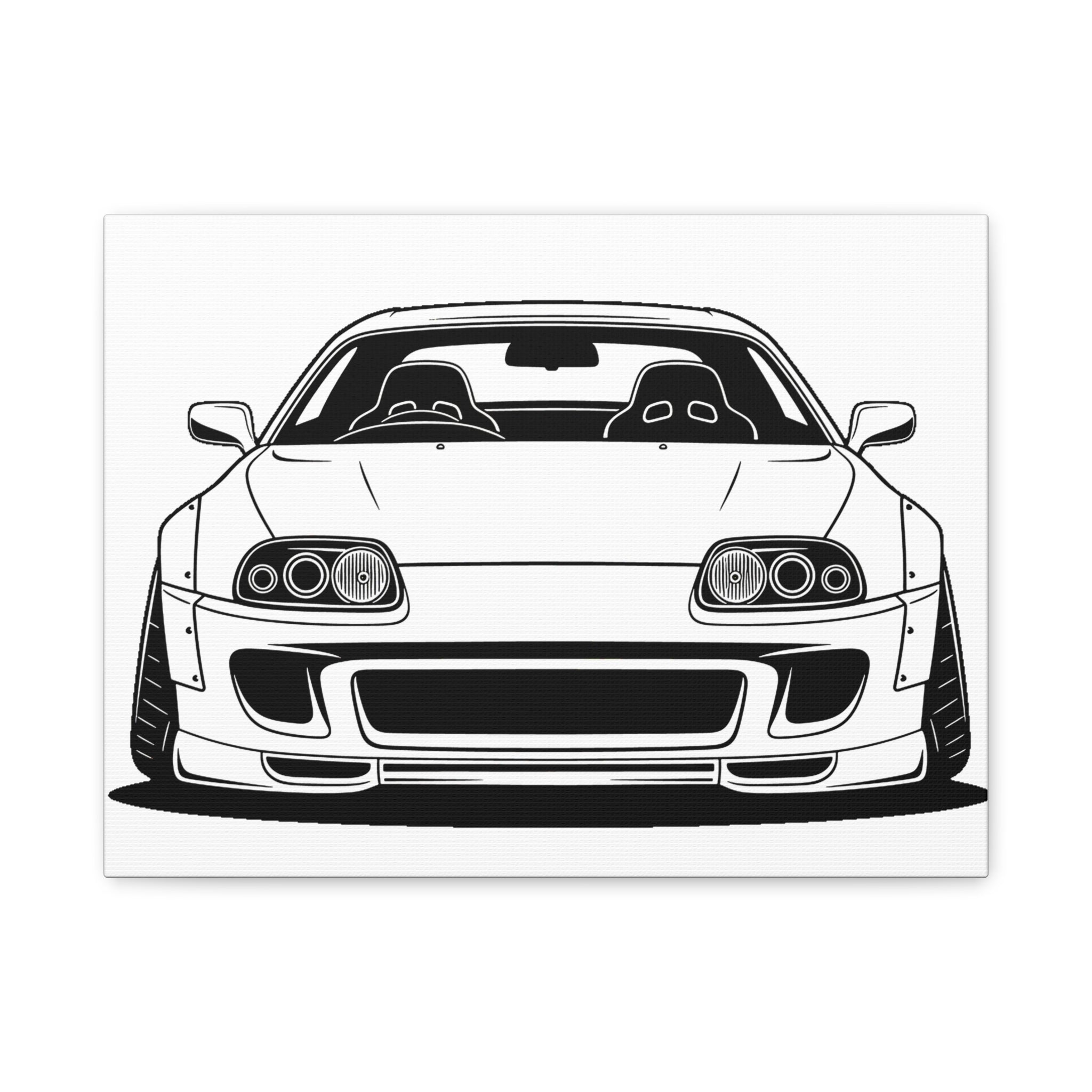 Toyota Supra MK4 Canvas Wall Art