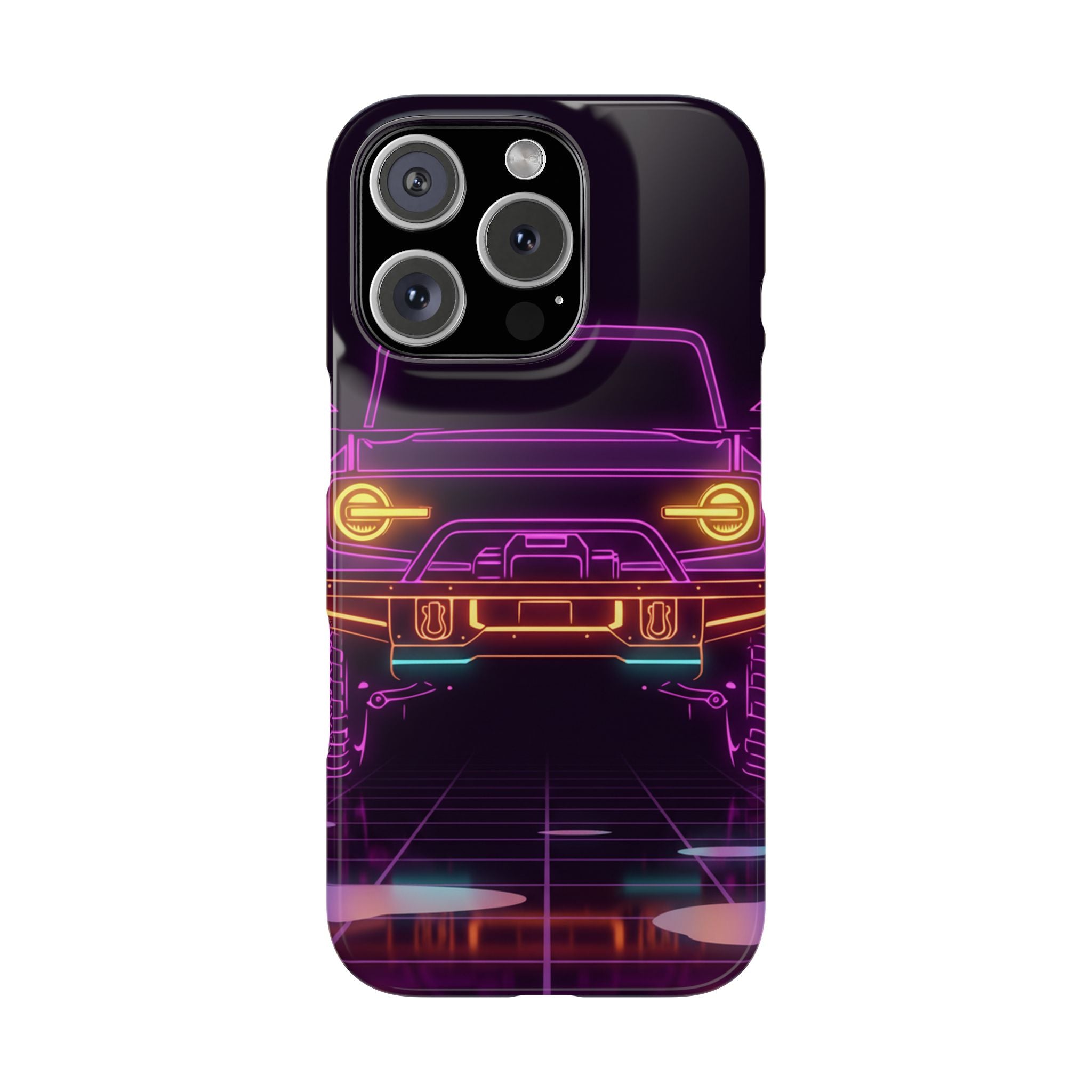 Ford Bronco (2021+) Neon Synthwave Phone Case
