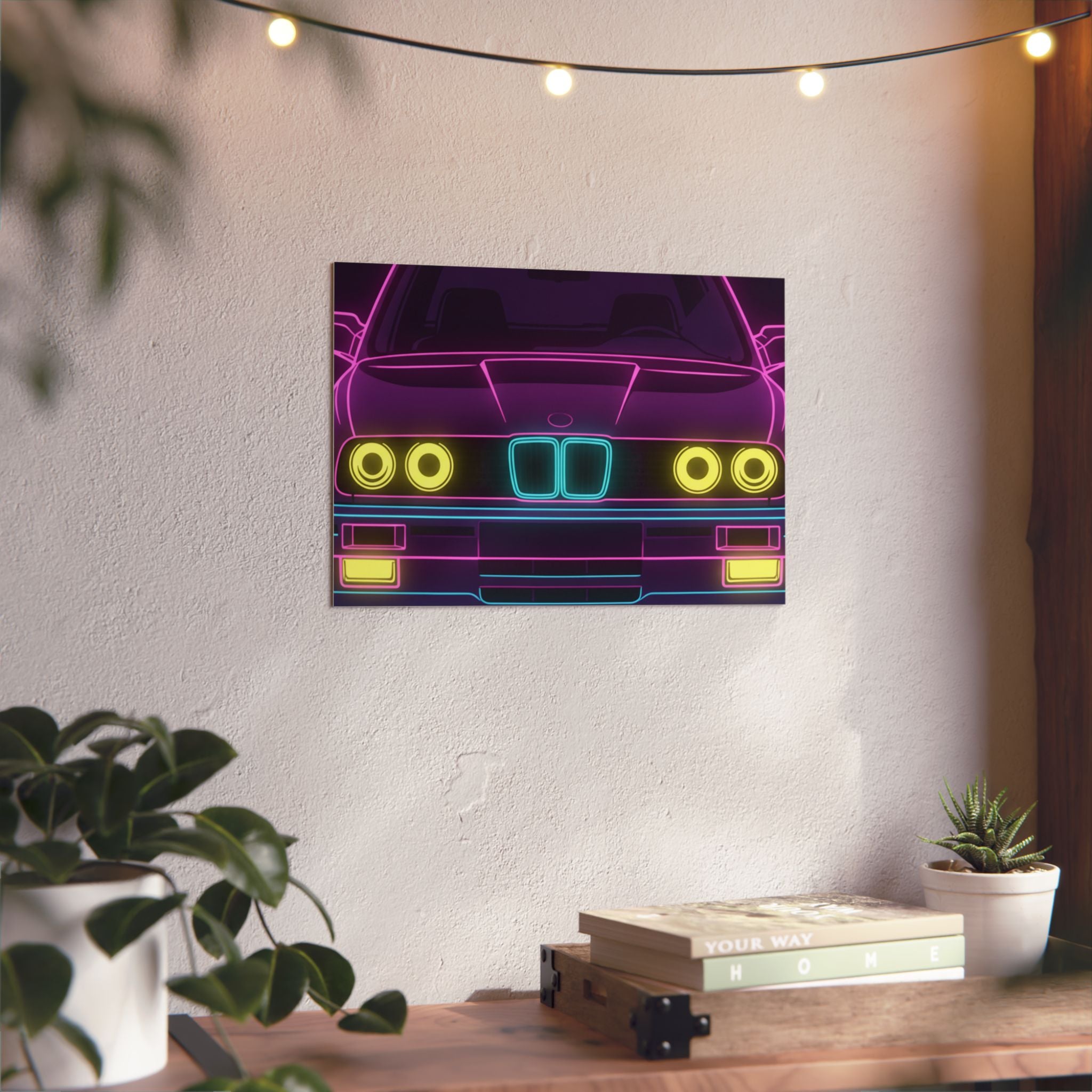 BMW E30 Metal Wall Sign