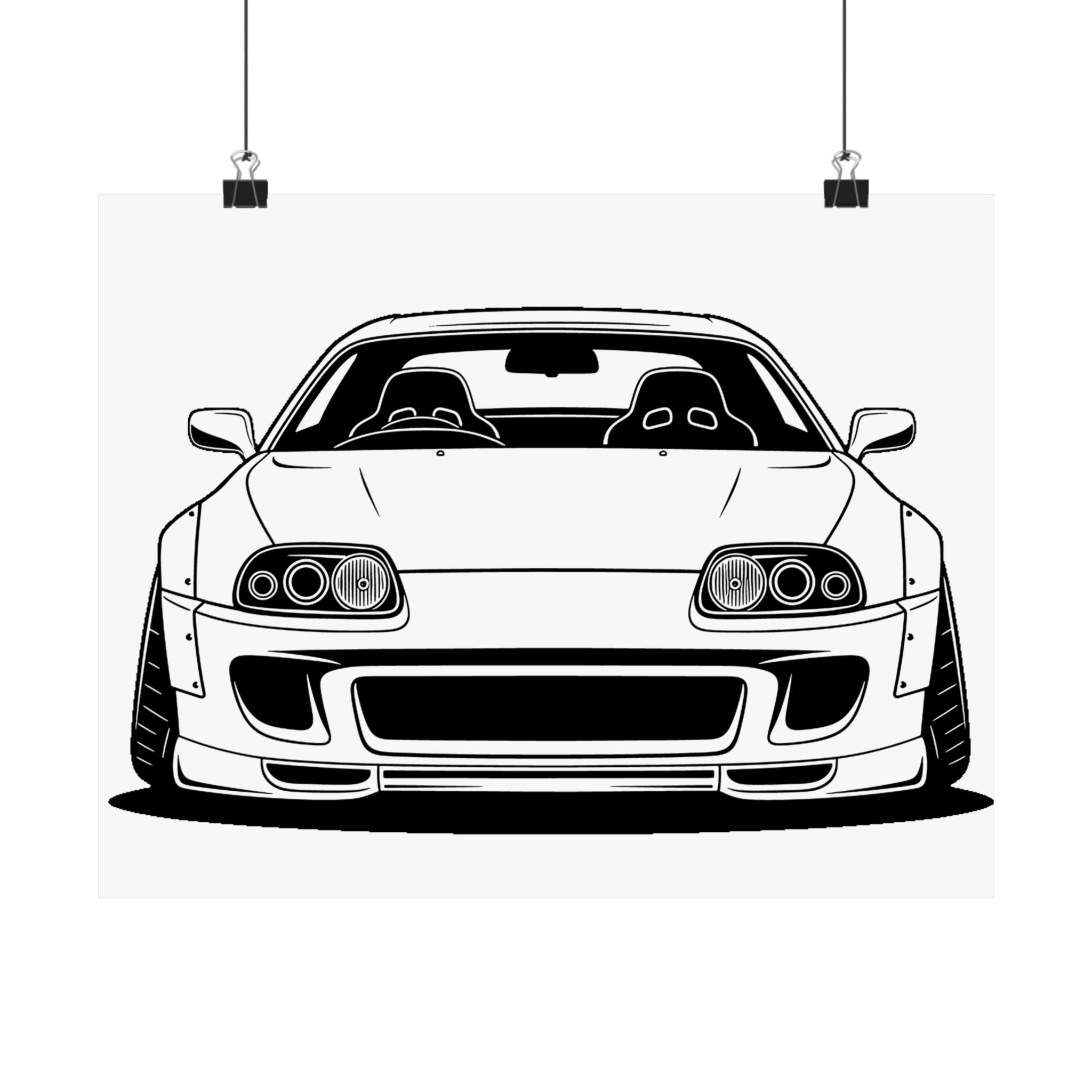 Toyota Supra MK4 Poster
