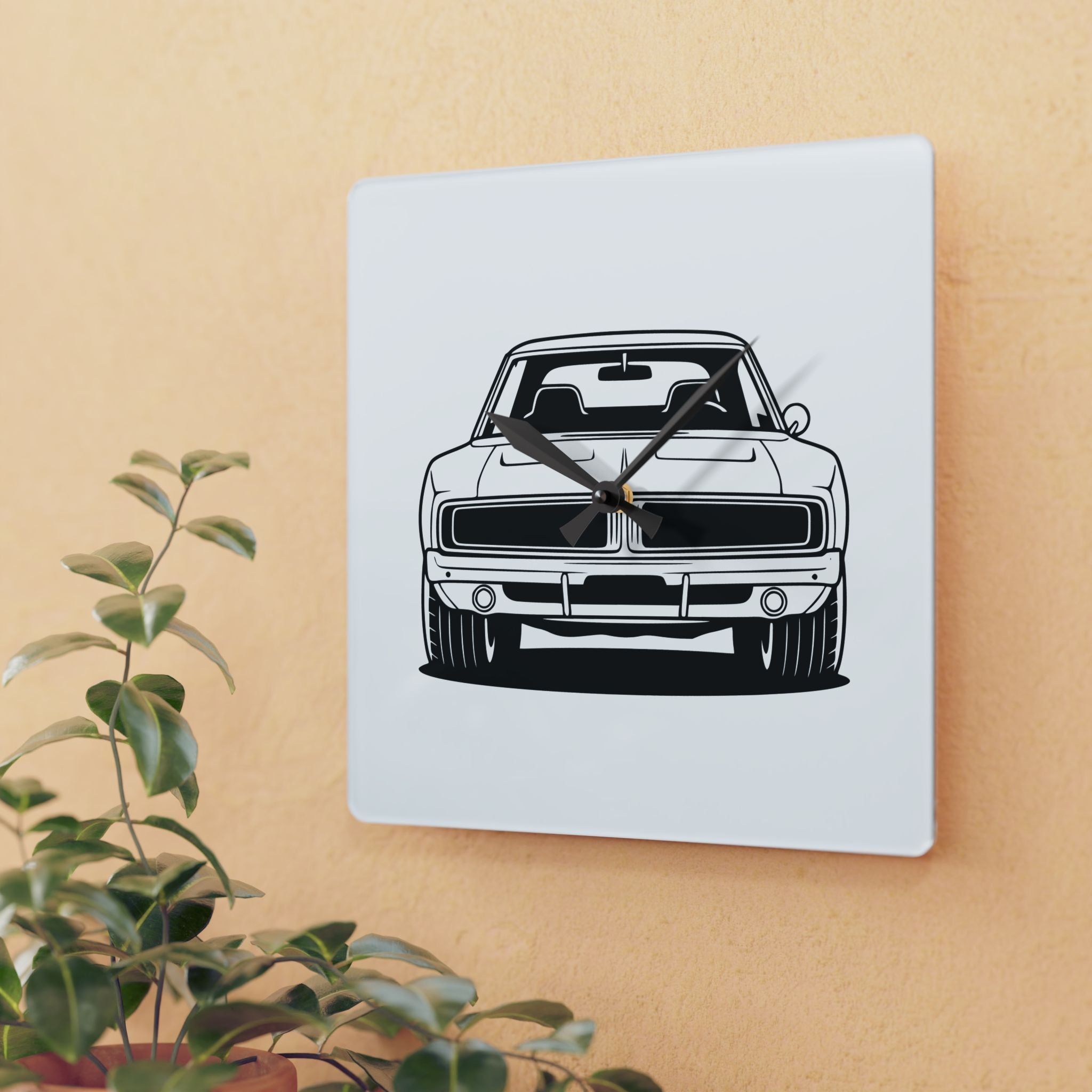 Dodge Charger R/T (1968-70) Resto-Mod Wall Clock