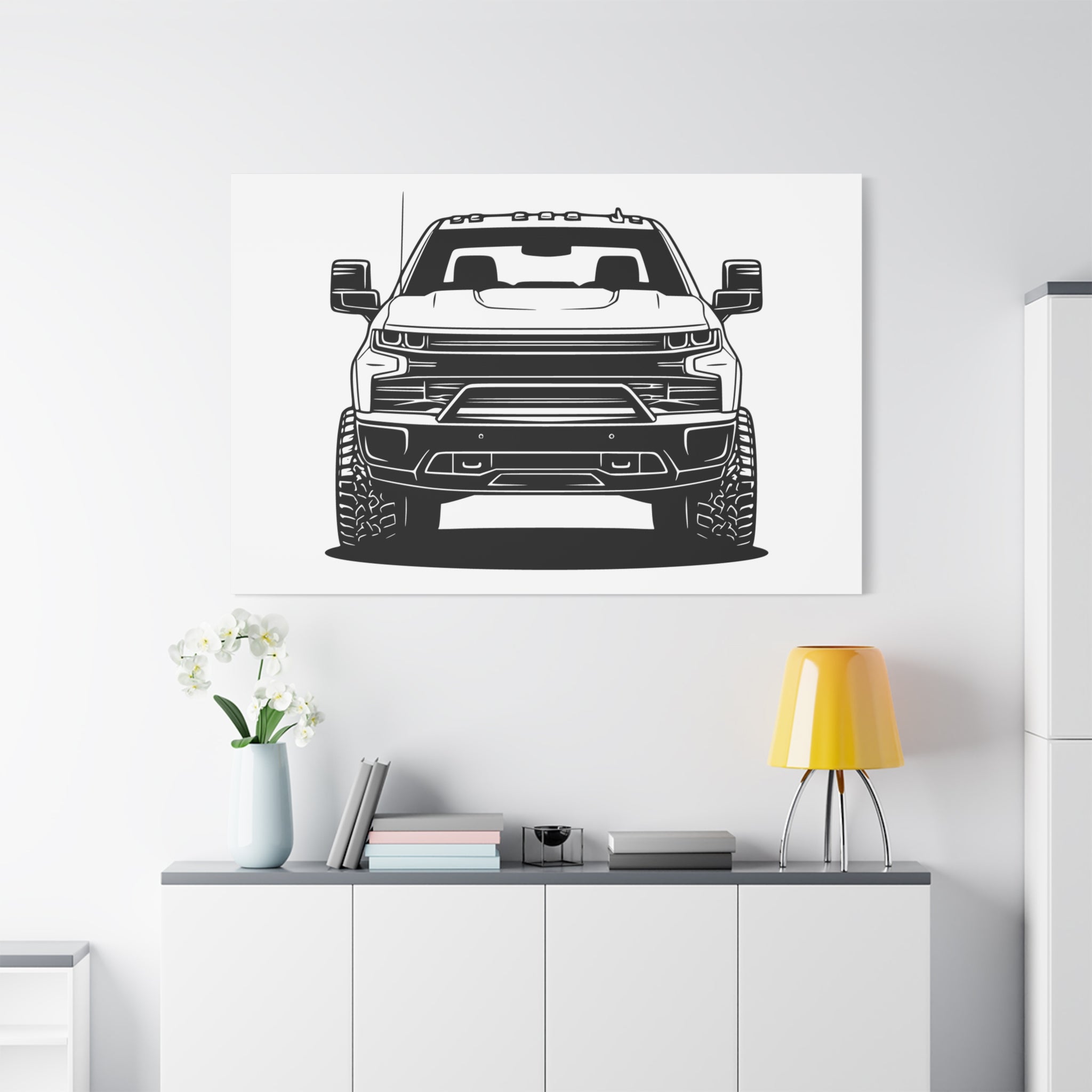Chevy Silverado Trail Boss (2019+) Canvas Wall Art