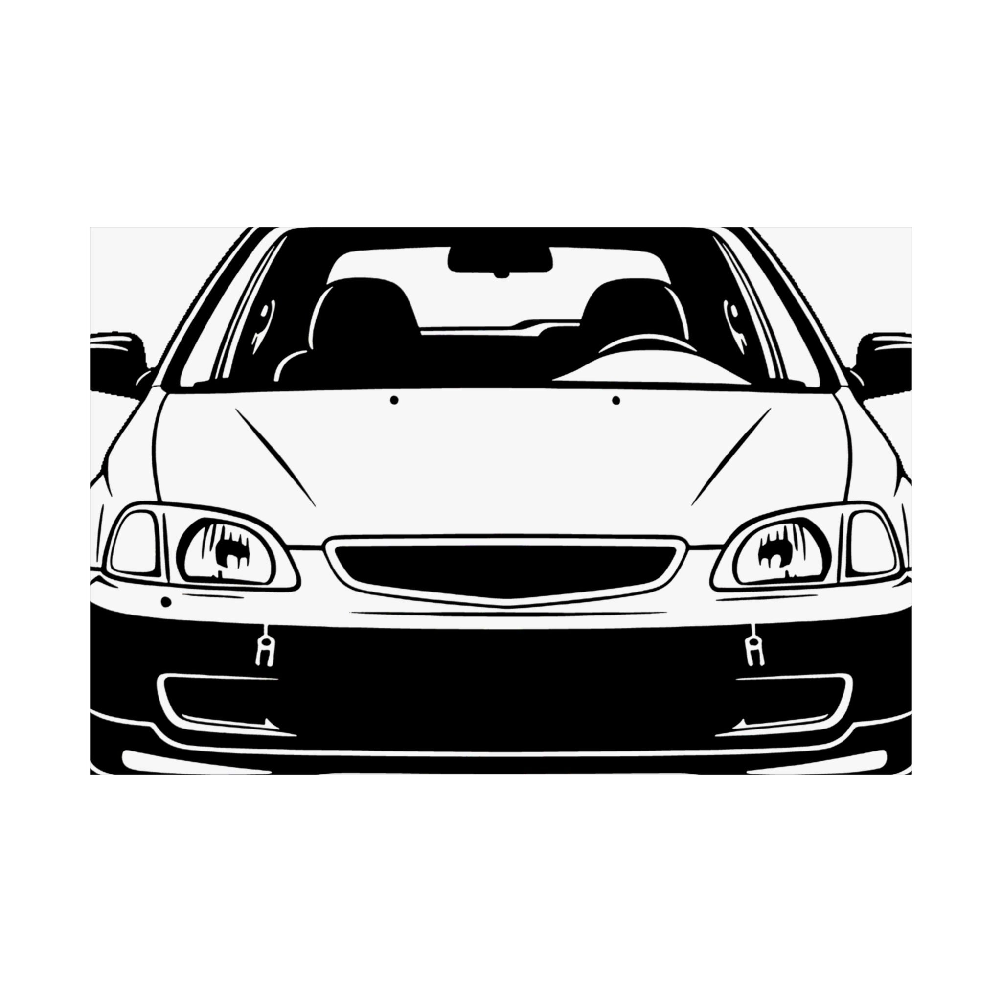 Honda Civic EK Hatch Poster