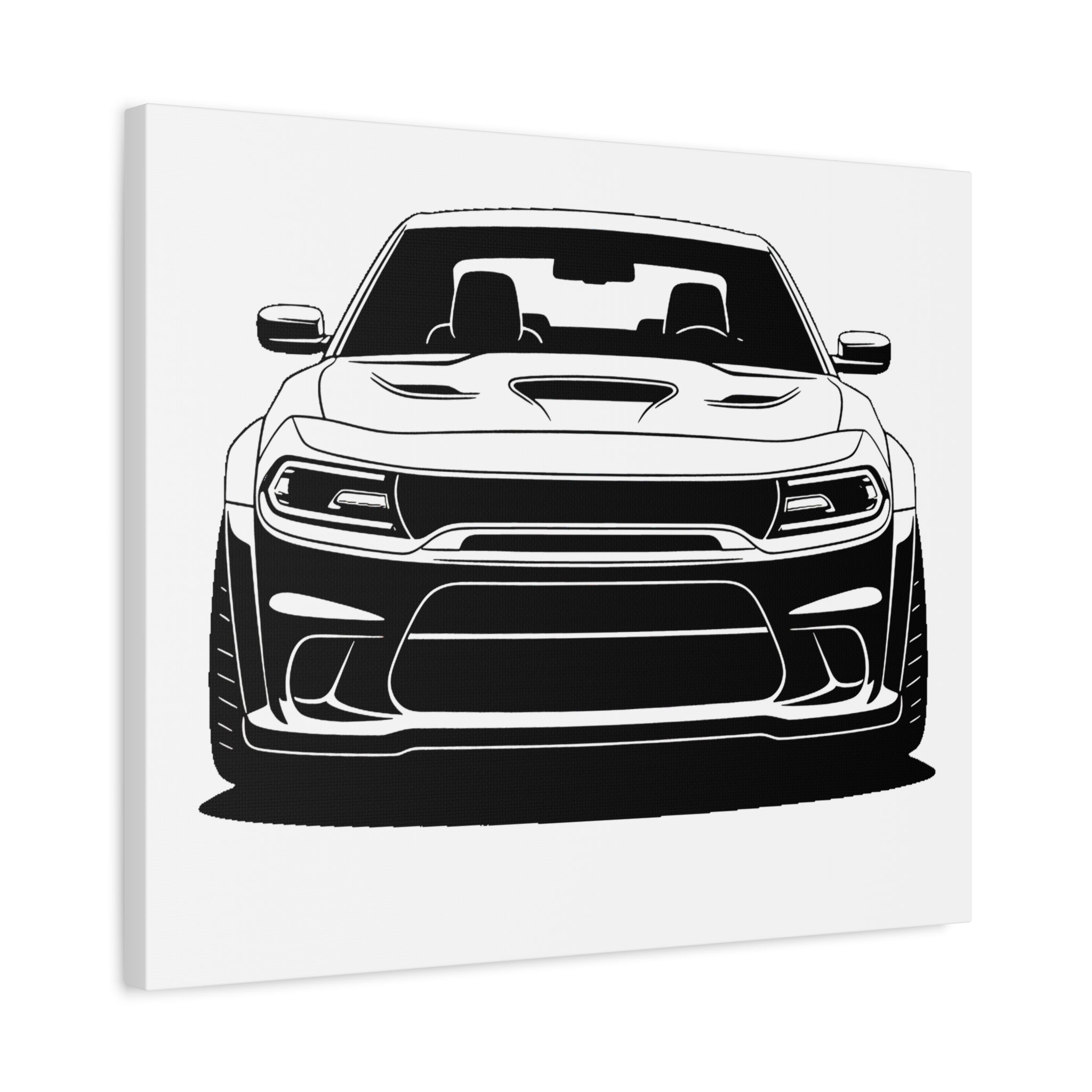 Dodge Challenger SRT Hellcat Canvas Wall Art