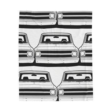 Chevy C10 Pickup (1967-72) Pro-Touring Velveteen Plush Blanket