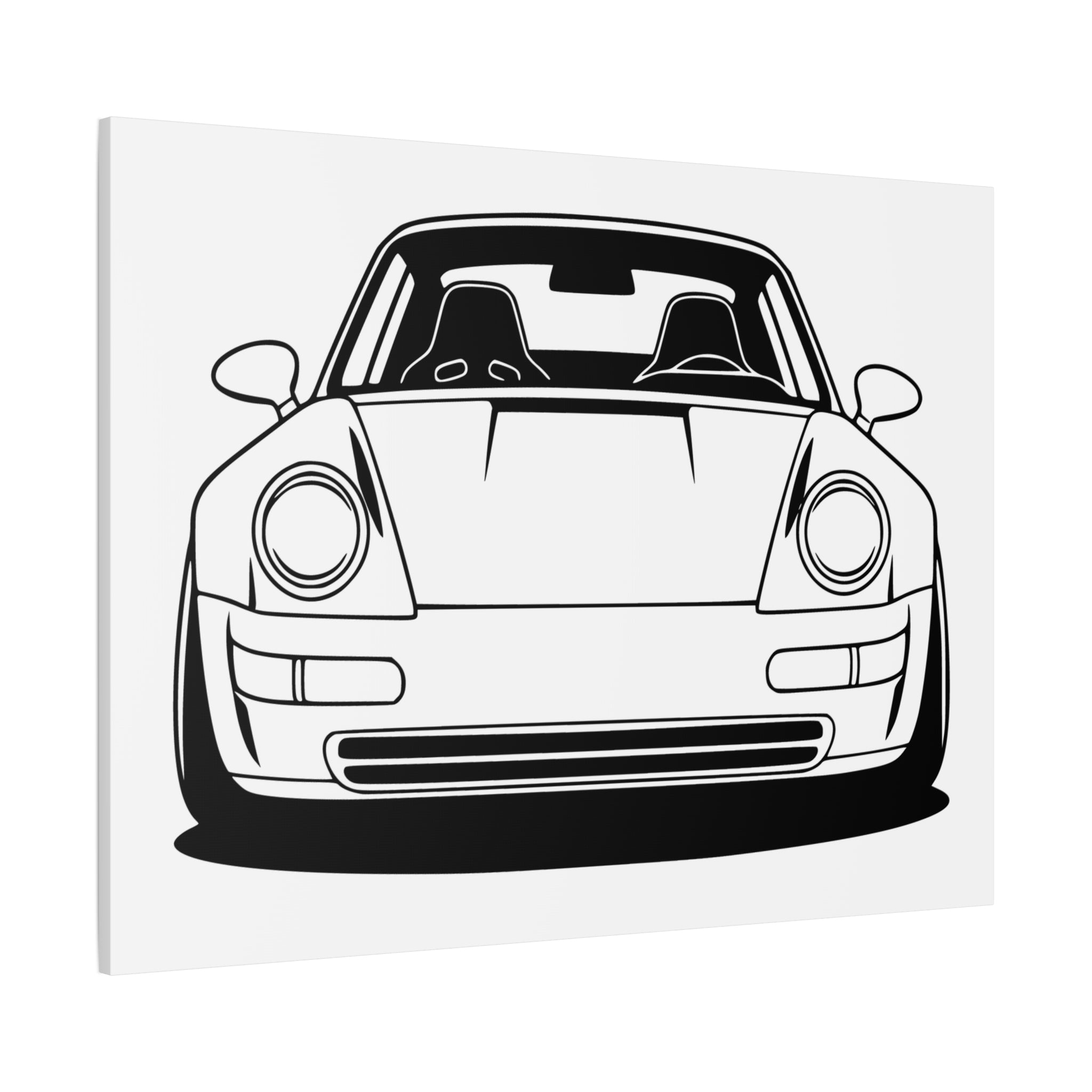Porsche 964 Singer Canvas Wall Art
